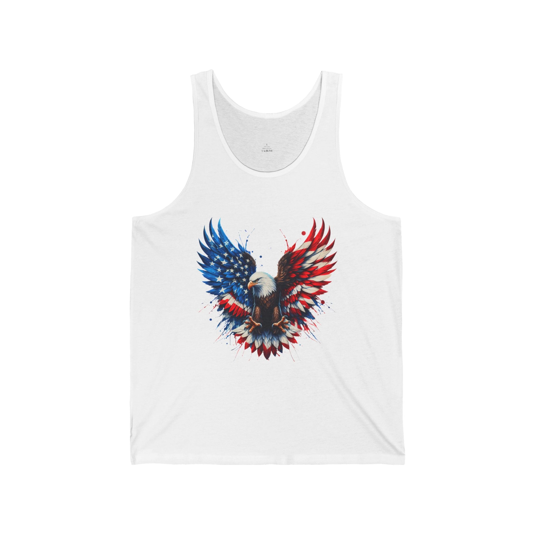 Patriotic Eagle - Unisex Jersey Tank