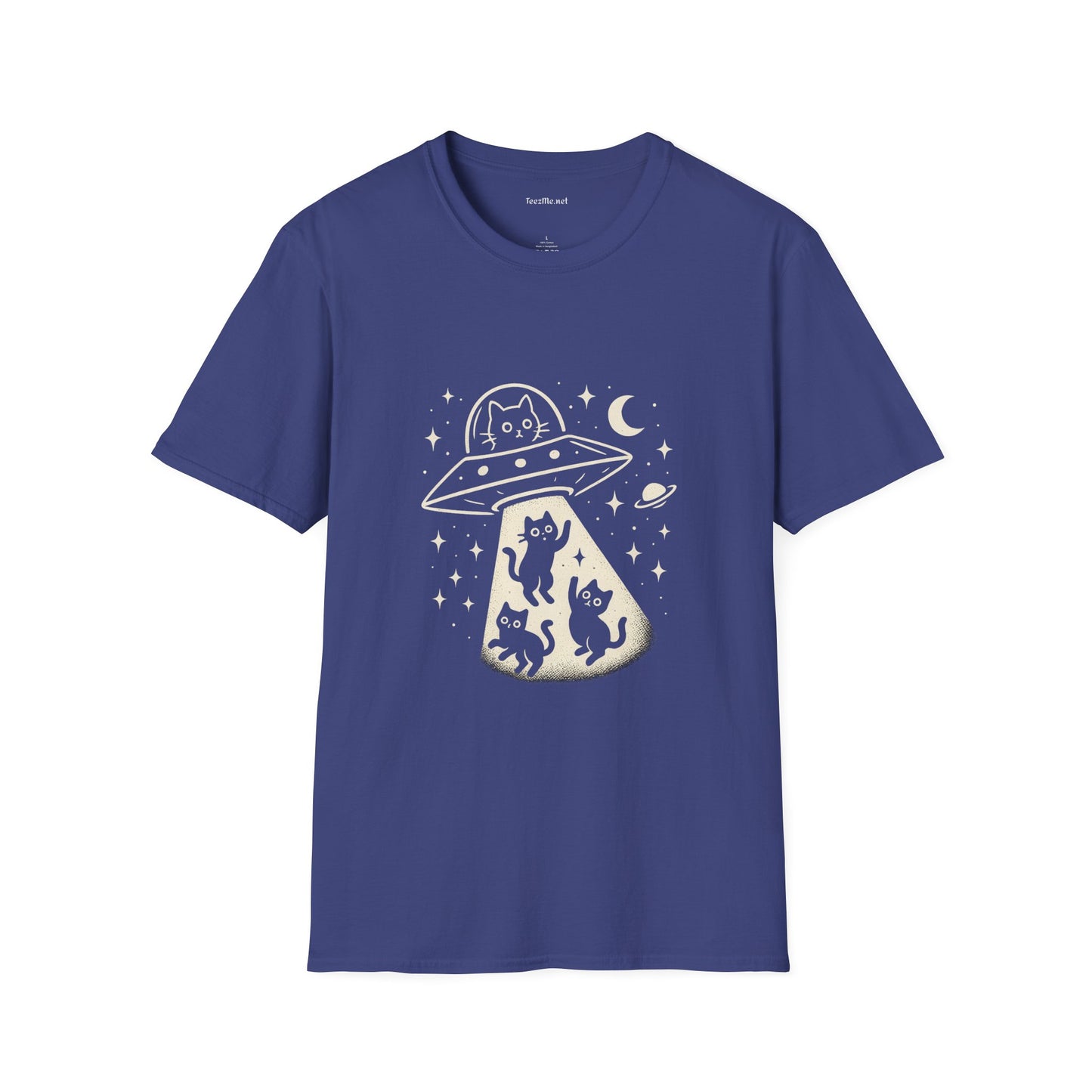 UFO Cats Unisex Softstyle T-Shirt 100% Cotton Graphic