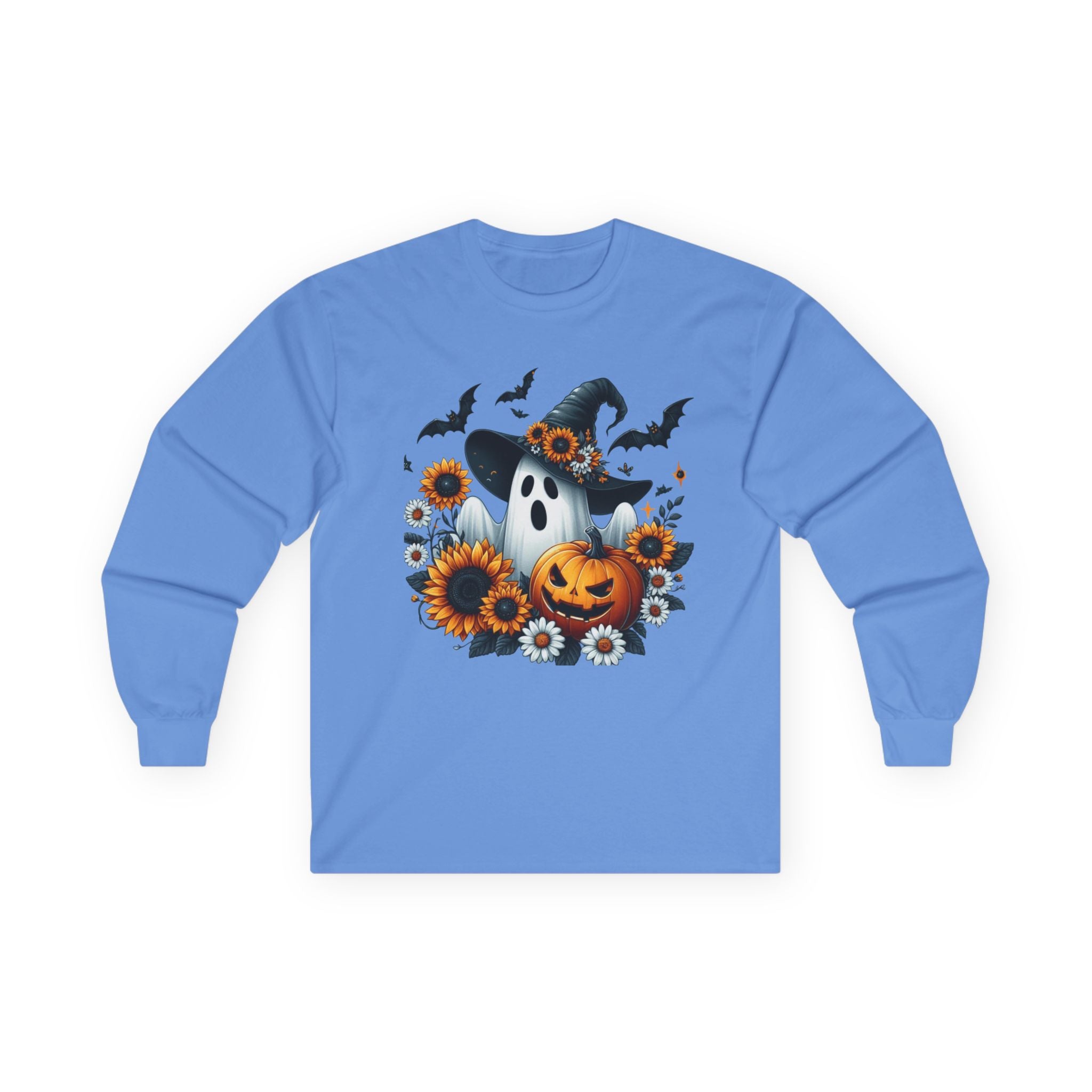 Pumpkin Ghost Harvest Unisex Ultra Cotton Long Sleeve Tee