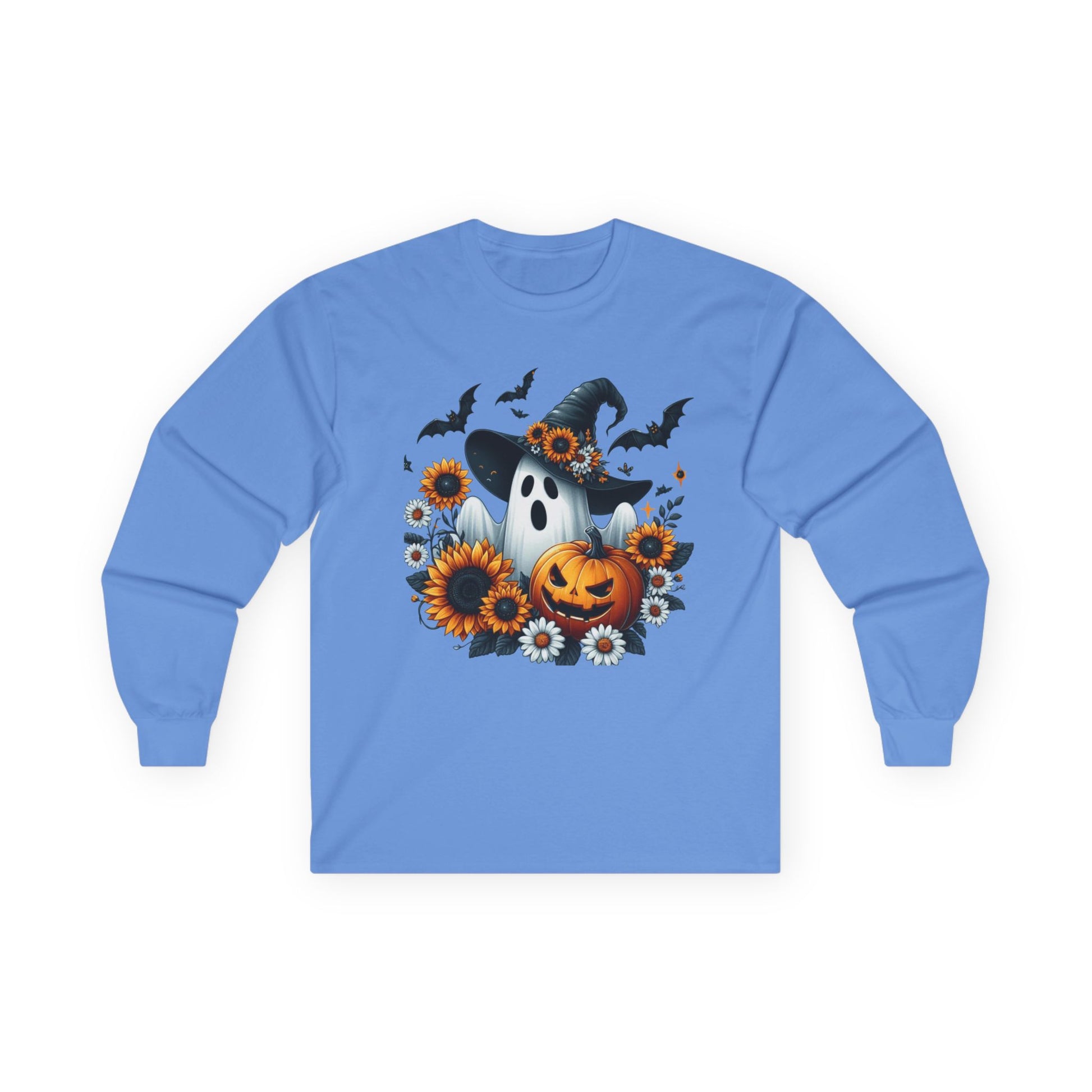 Pumpkin Ghost Harvest Unisex Ultra Cotton Long Sleeve Tee