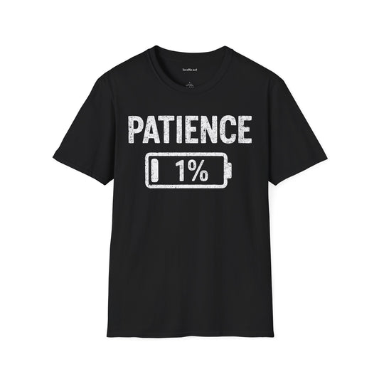 Patience 1% Unisex Softstyle T-Shirt 100% Cotton