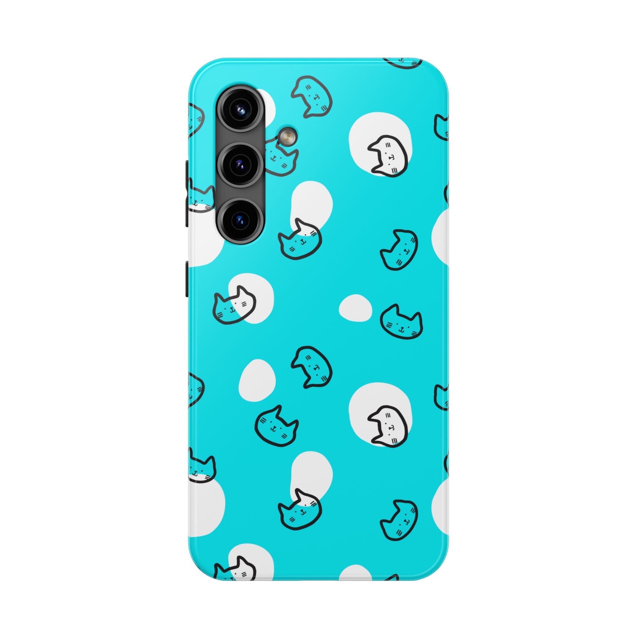 Cute Cat Pattern Cell Phone Case Tough Phone Cases