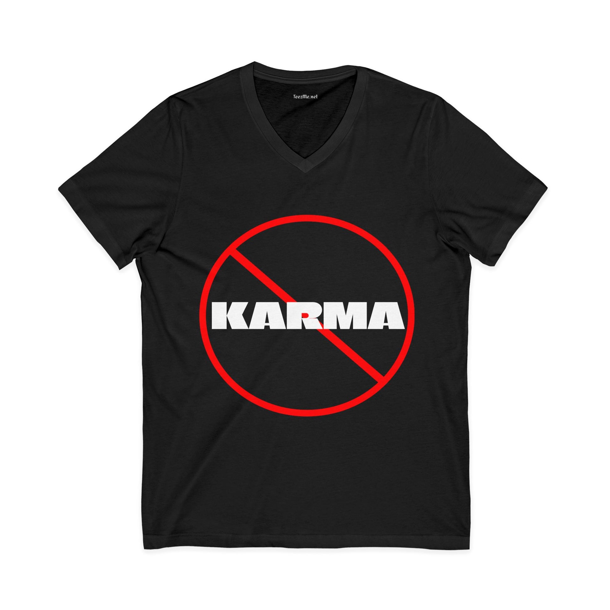 KARMA (unwanted) - Unisex Jersey Short Sleeve V-Neck Tee