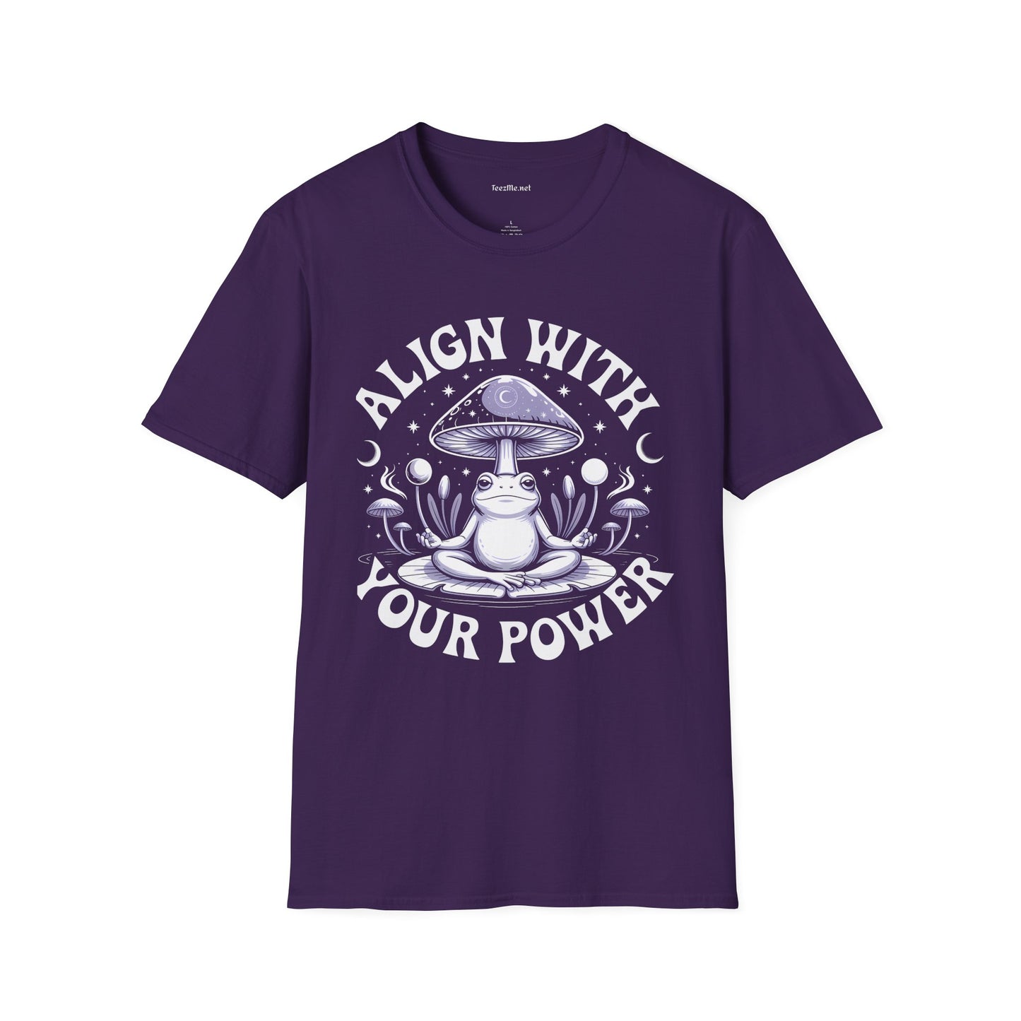 Align With Your Power Frog 01 Unisex Softstyle T-Shirt 100% Cotton