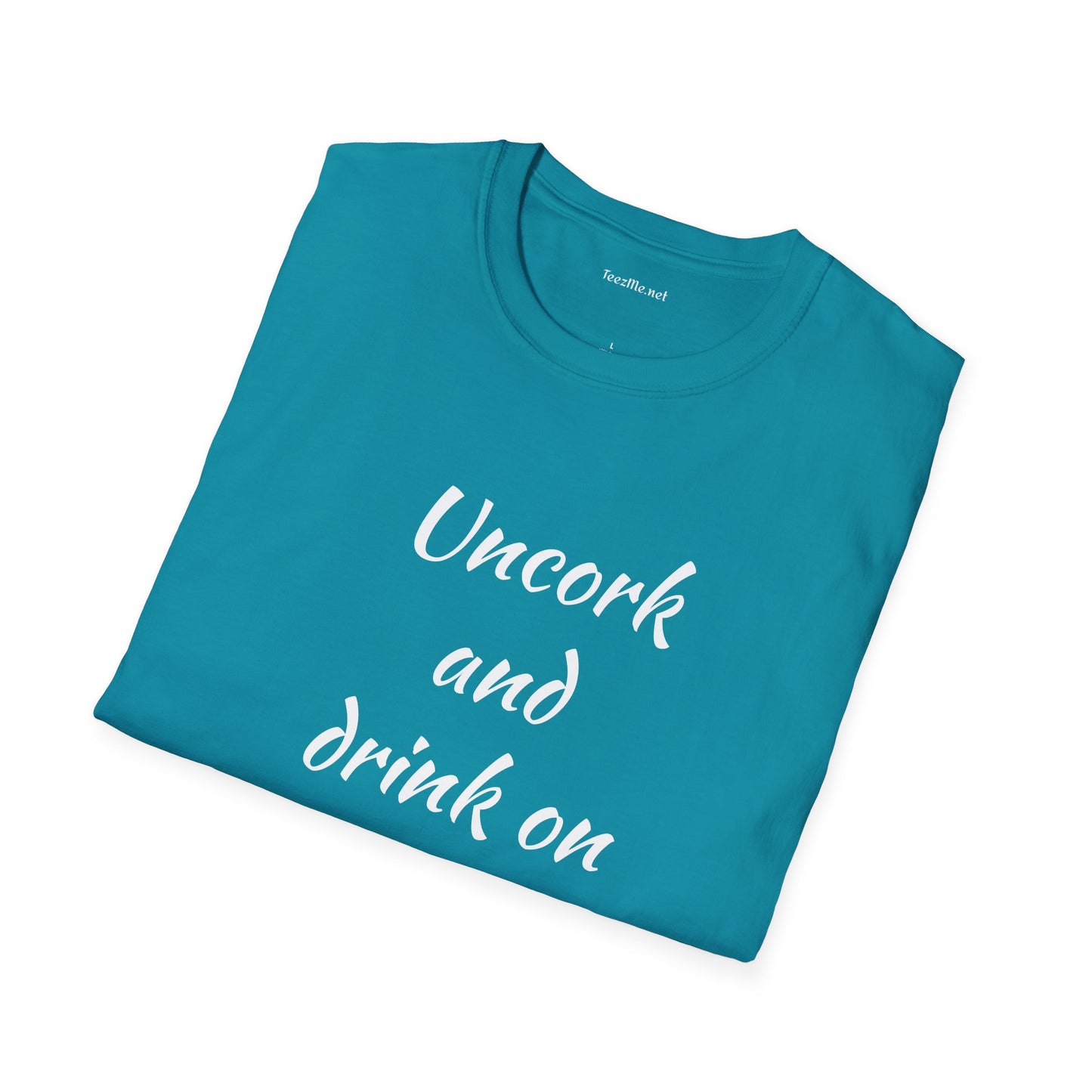 Uncork - Unisex Softstyle T-Shirt 100% Cotton Graphic