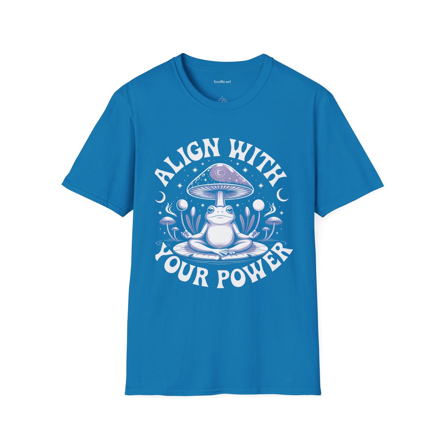 Align With Your Power Frog 01 Unisex Softstyle T-Shirt 100% Cotton