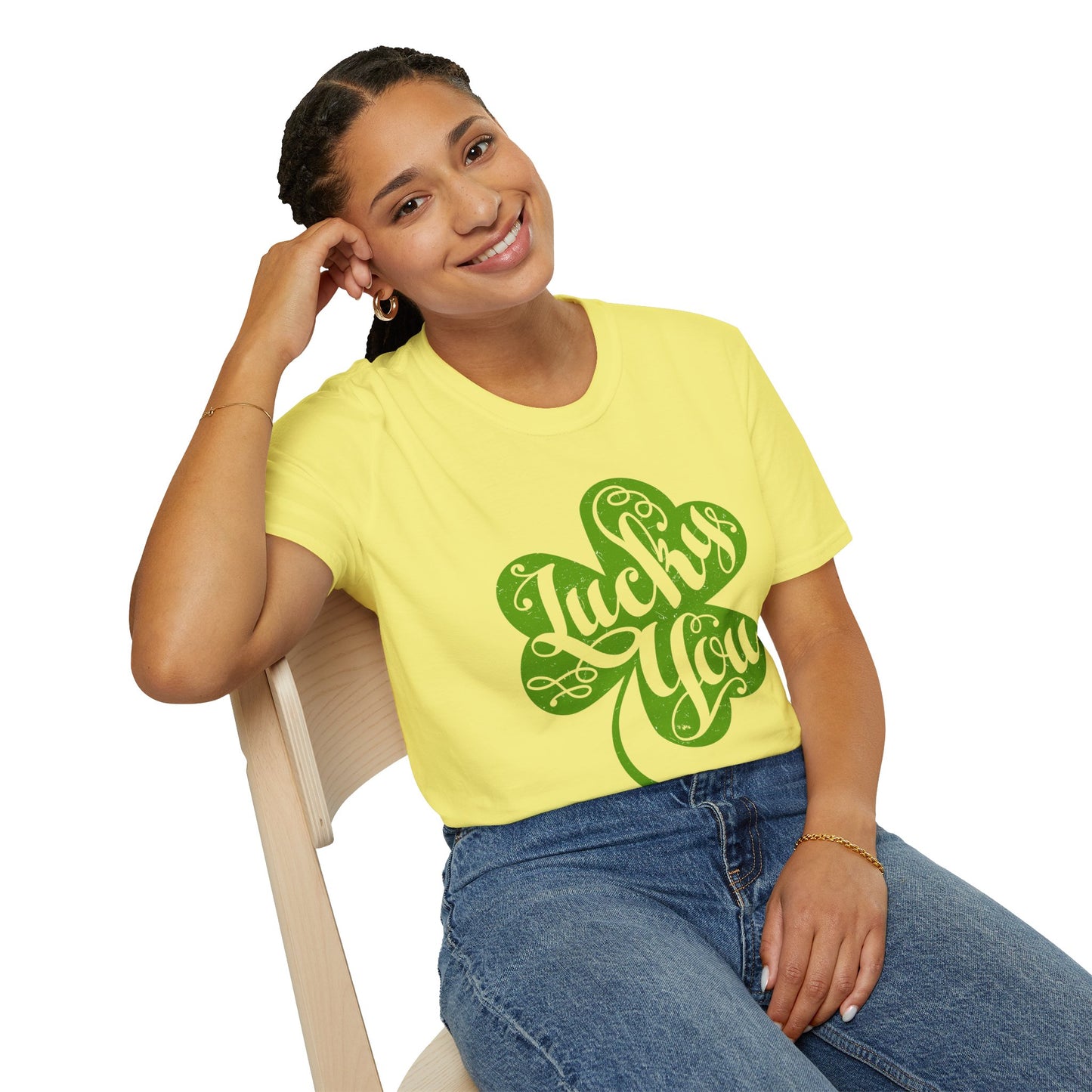 Lucky You - Unisex Softstyle T-Shirt 100% Cotton Graphic
