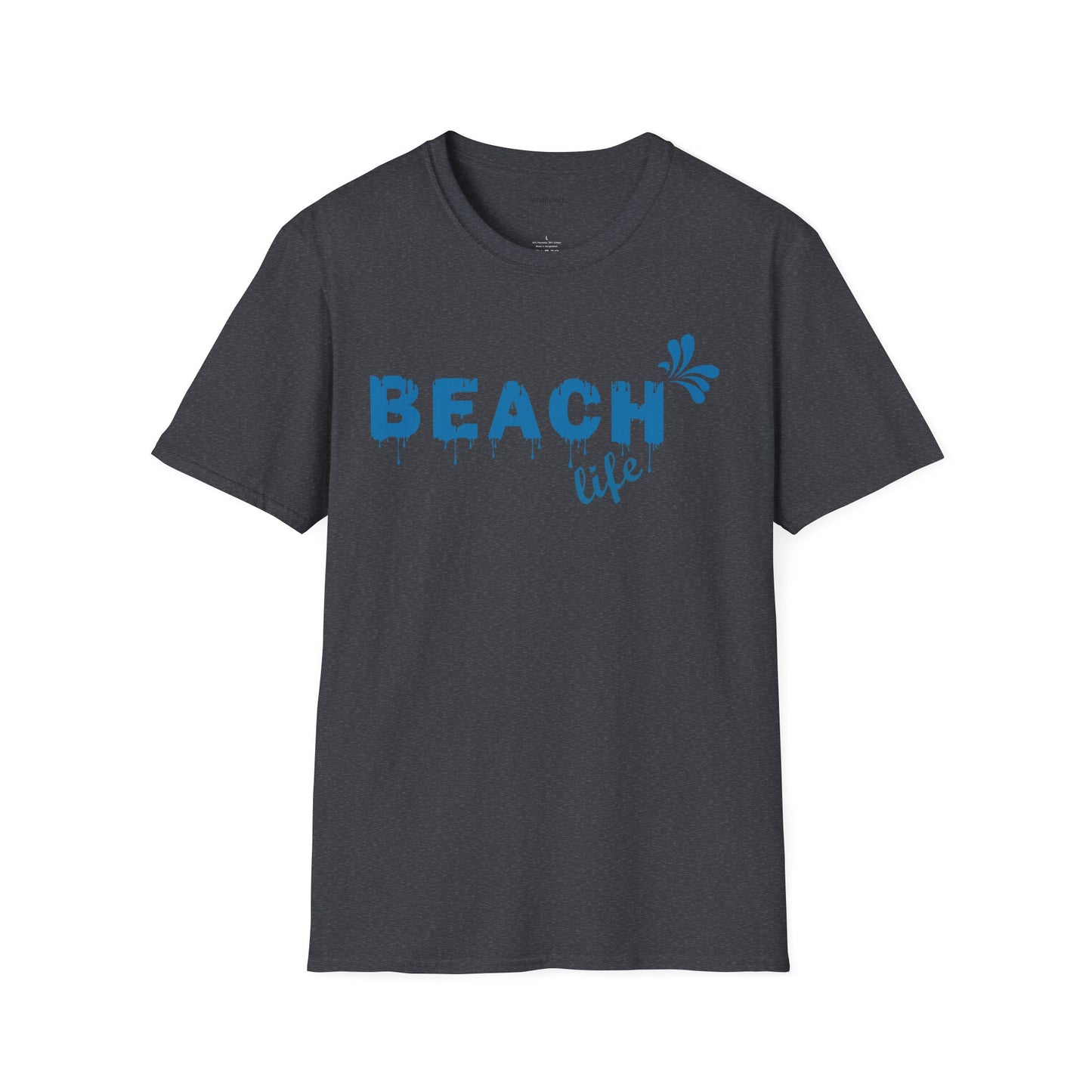Beach Life Unisex Softstyle T-Shirt 100% Cotton Graphic