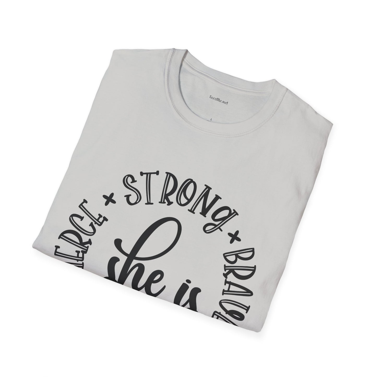 She is Strong - Unisex Softstyle T-Shirt 100% Cotton Graphic