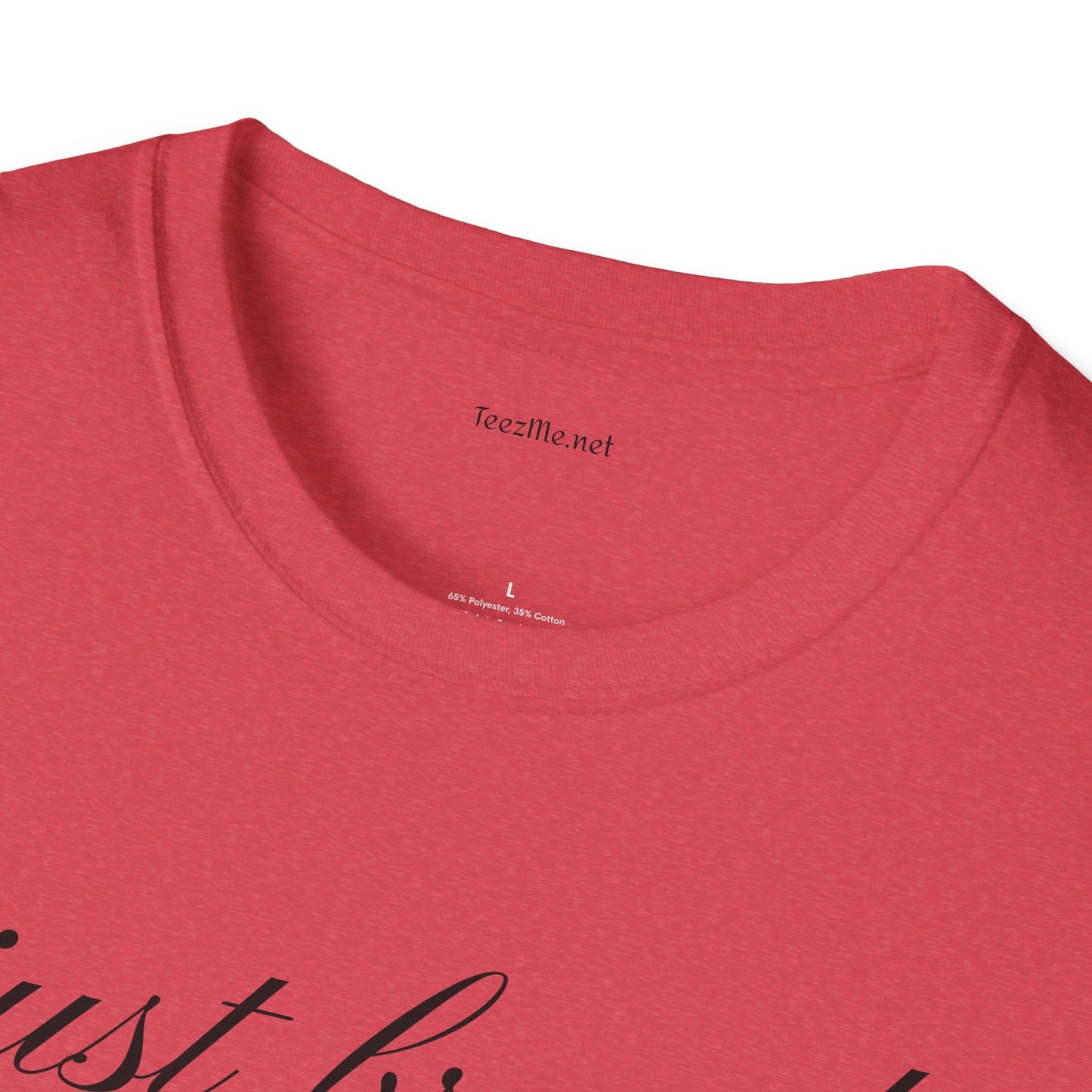 Just breathe - Unisex Softstyle T-Shirt 100% Cotton Graphic
