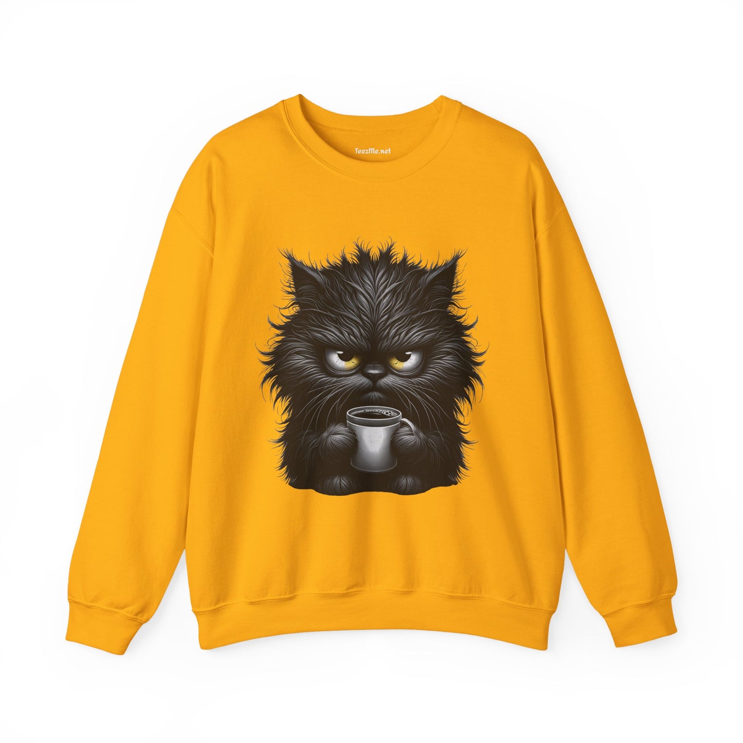 Adorable Grumpy Cat Unisex Heavy Blend™ Crewneck Sweatshirt Graphic