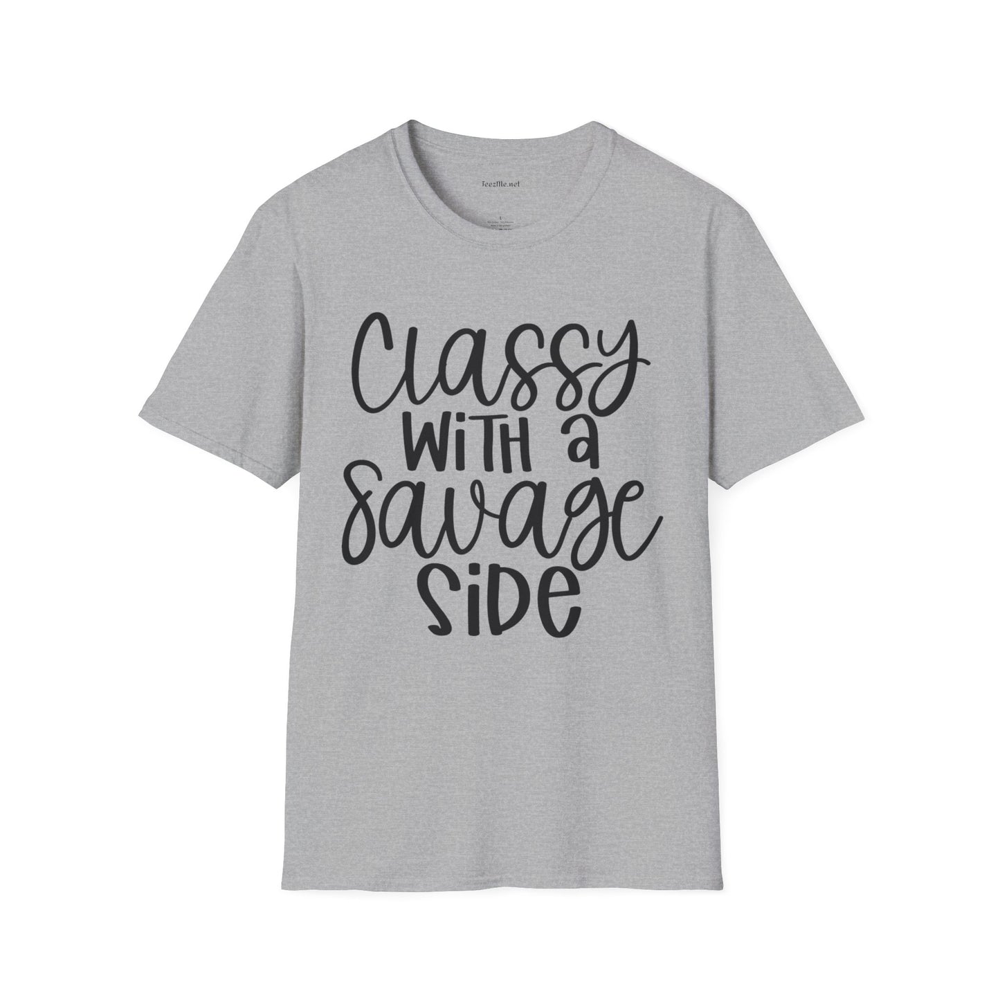 Classy with a Savage Side Unisex Softstyle T-Shirt 100% Cotton