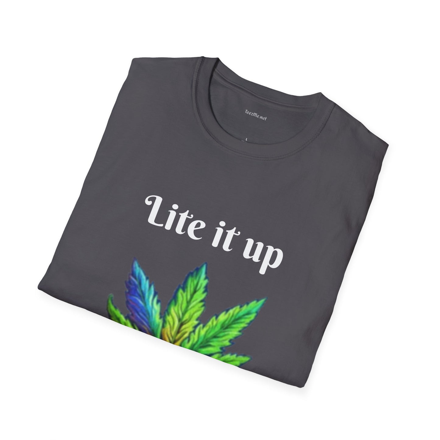 Lite it up - Unisex Softstyle T-Shirt 100% Cotton Graphic