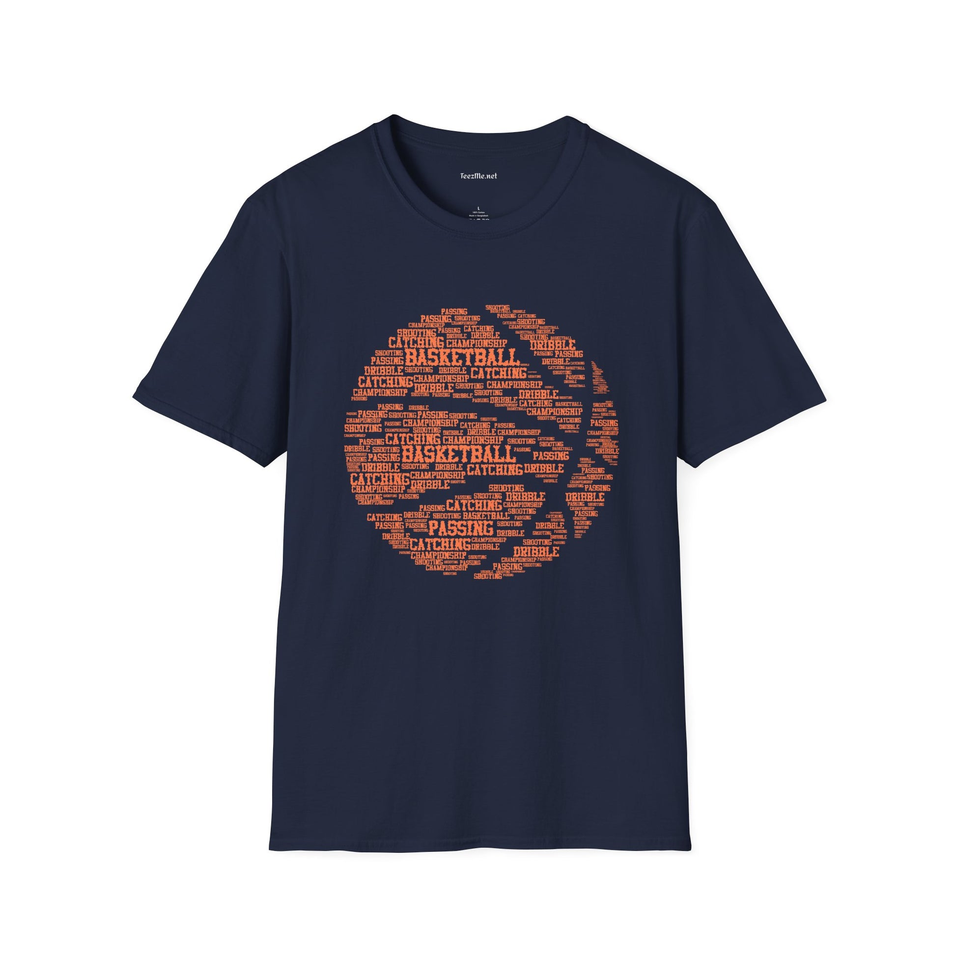 Basketball 01 Unisex SoftStyle T-Shirt 100% Cotton