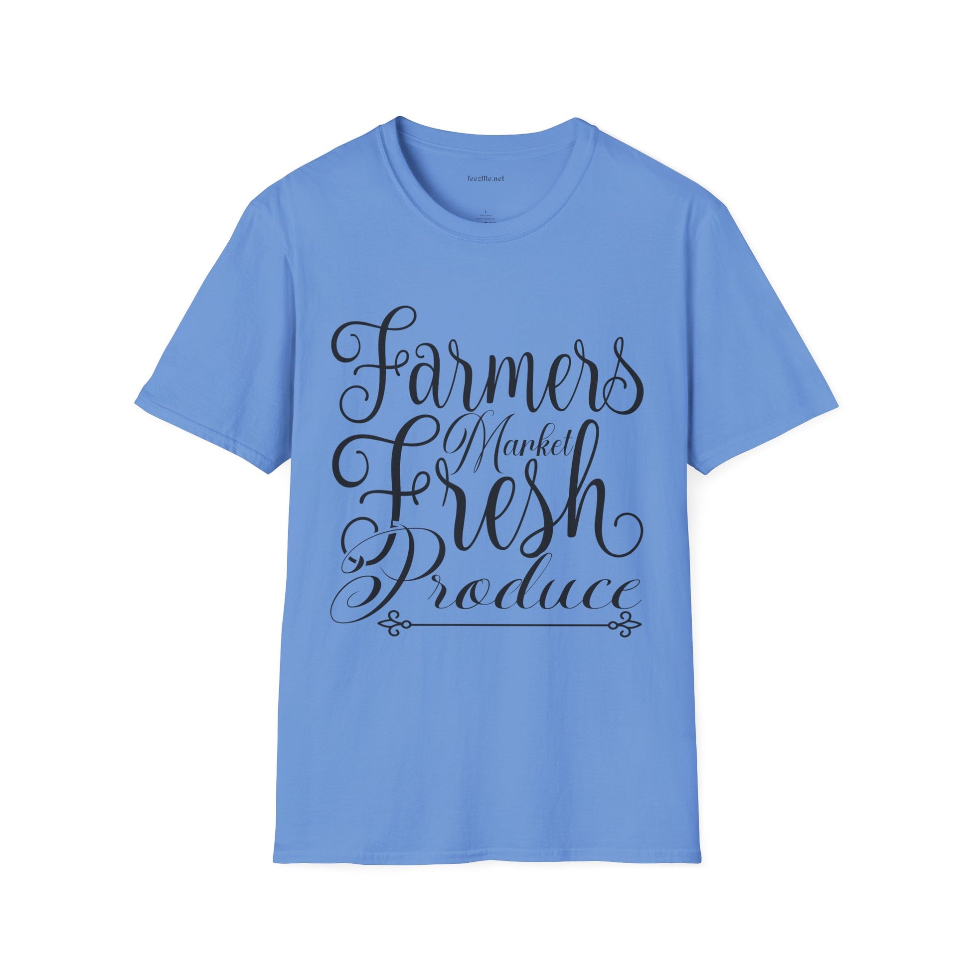 Farmers Market Fresh Produce Unisex Soft Style T-Shirt 100% Cotton Graphic