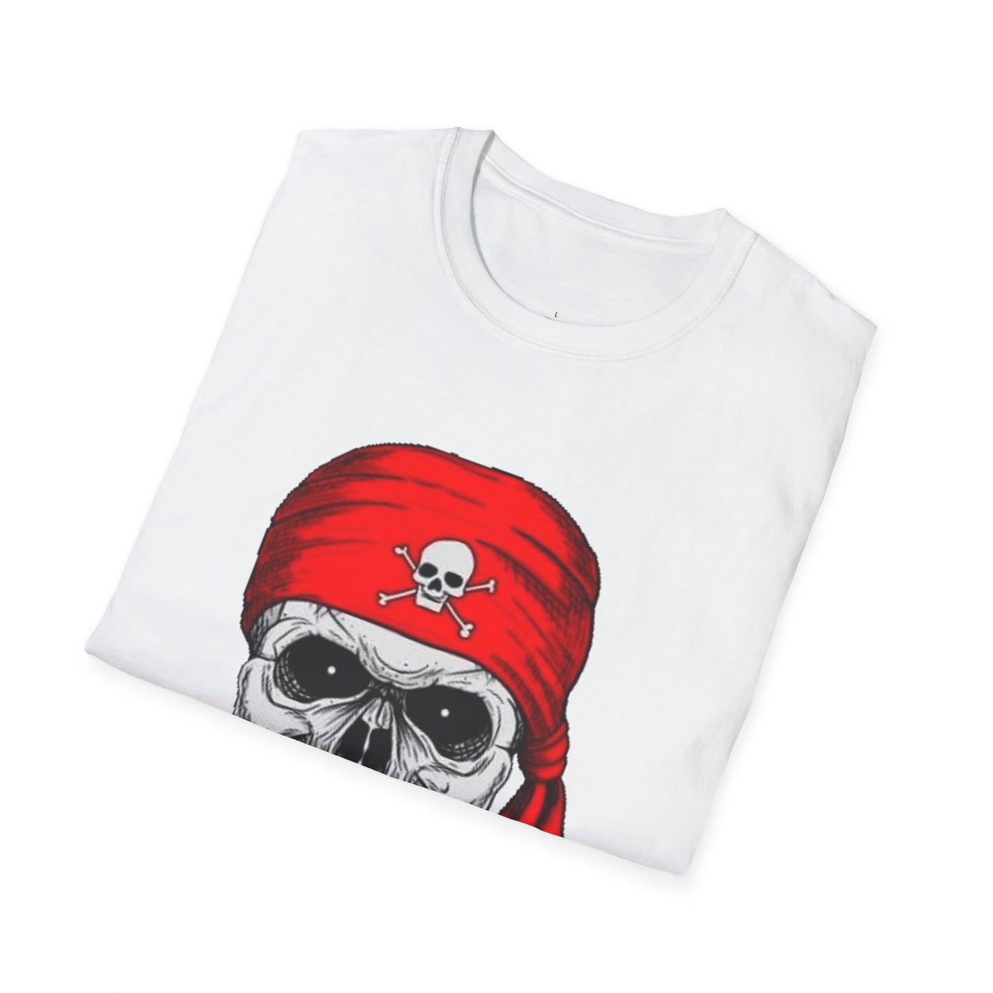 Pirate- Unisex Softstyle T-Shirt 100% Cotton Graphic