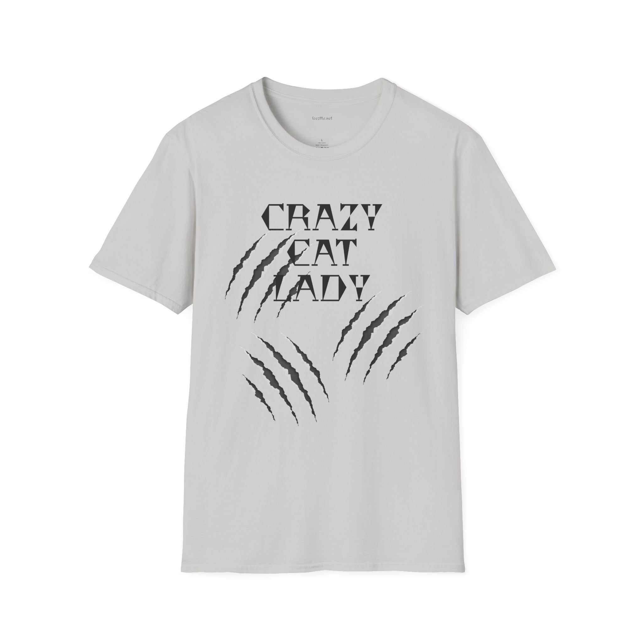 Crazy Cat Lady - Unisex Softstyle T-Shirt 100% Cotton Graphic