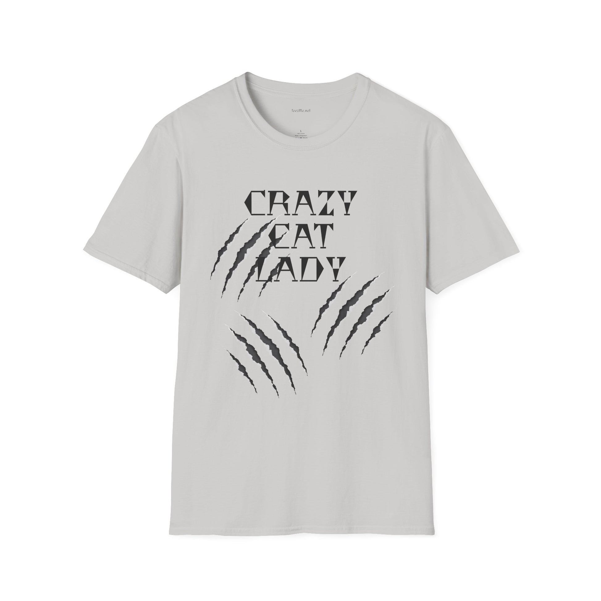 Crazy Cat Lady - Unisex Softstyle T-Shirt 100% Cotton Graphic