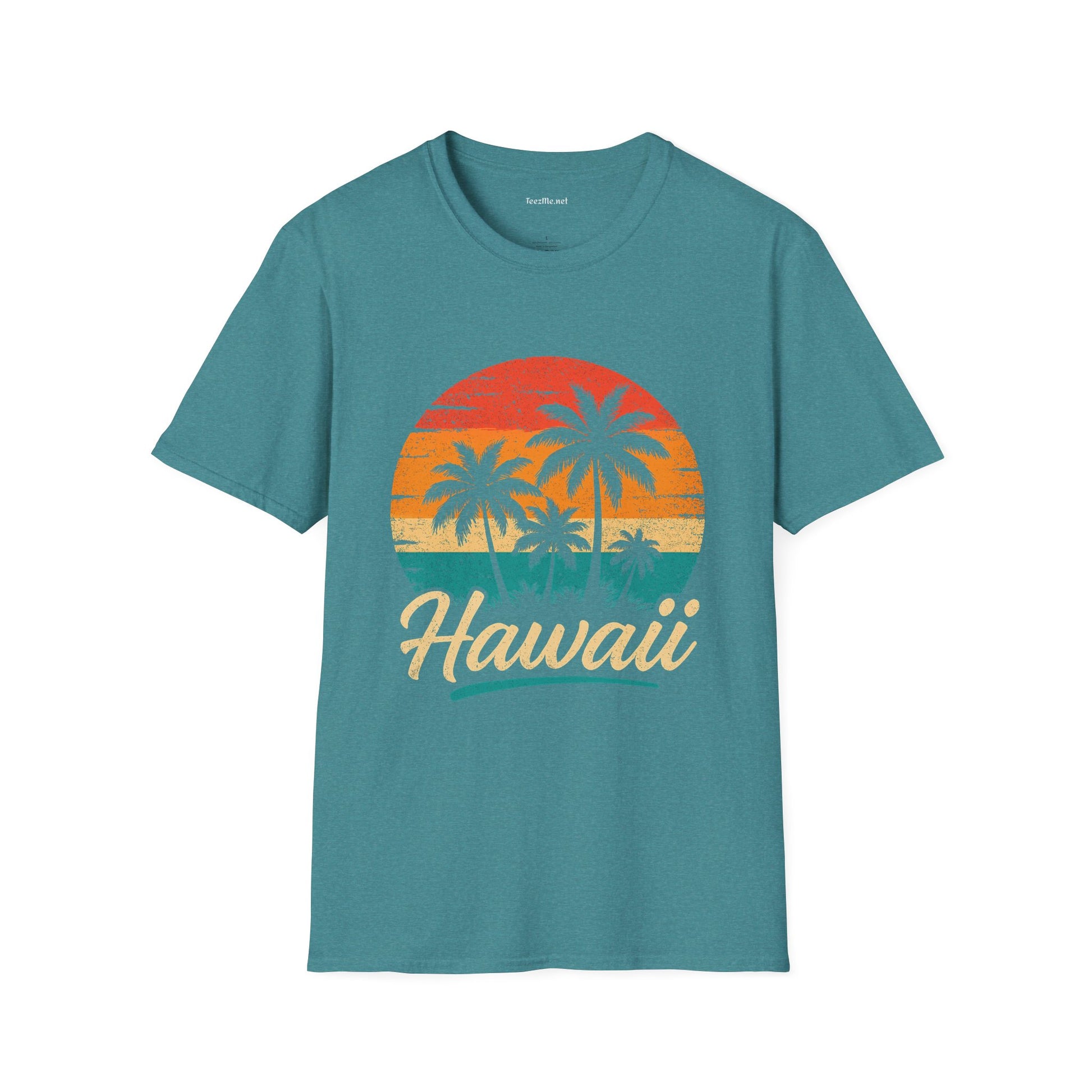 Retro Hawaii Unisex Softstyle T-Shirt 100% Cotton