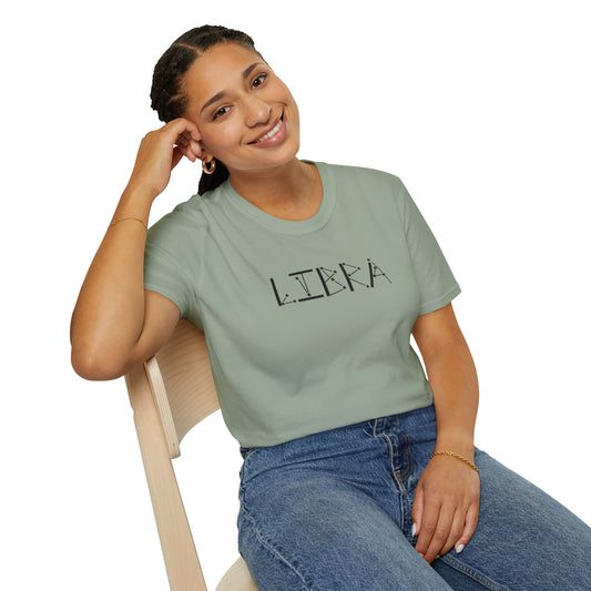 Libra Zodiac - Unisex Softstyle T-Shirt 100% Cotton Graphic
