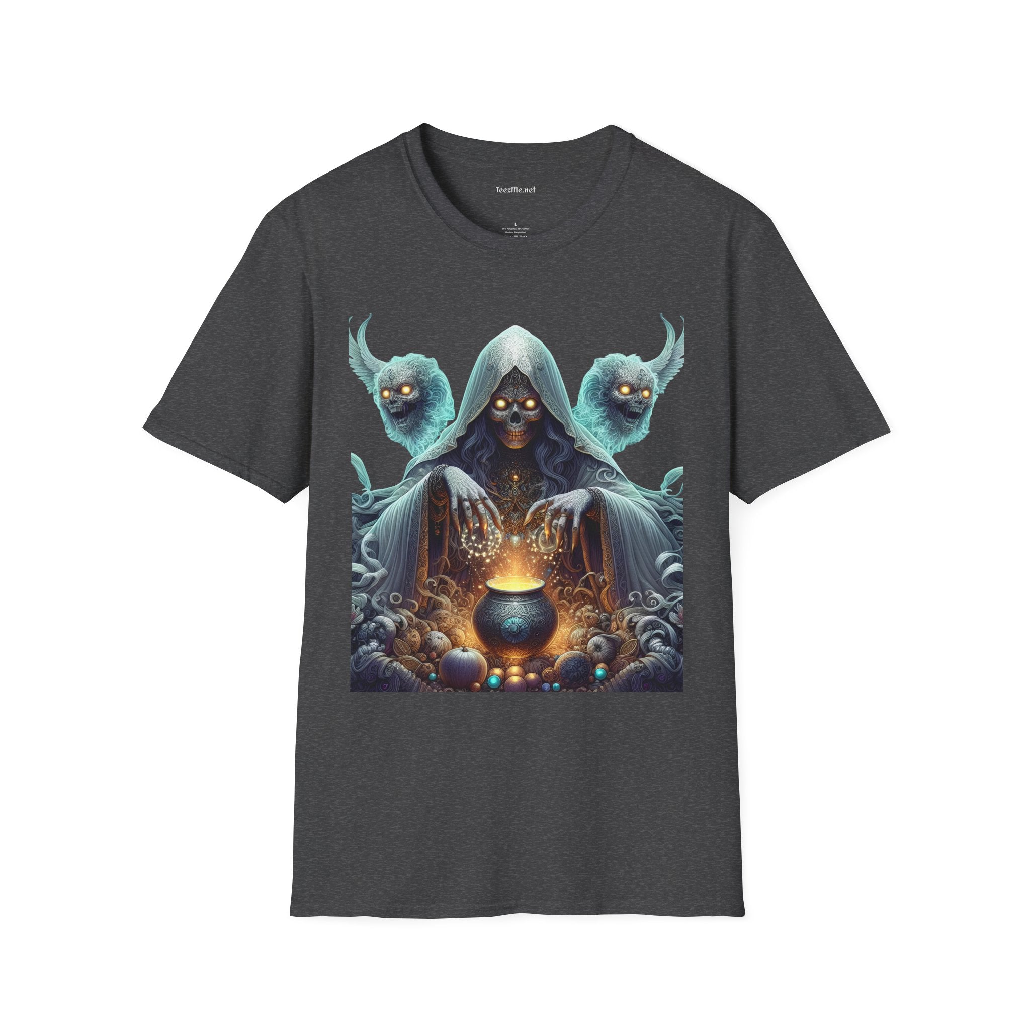 Anime Witch (4) Unisex Softstyle T-Shirt 100% Cotton Graphic