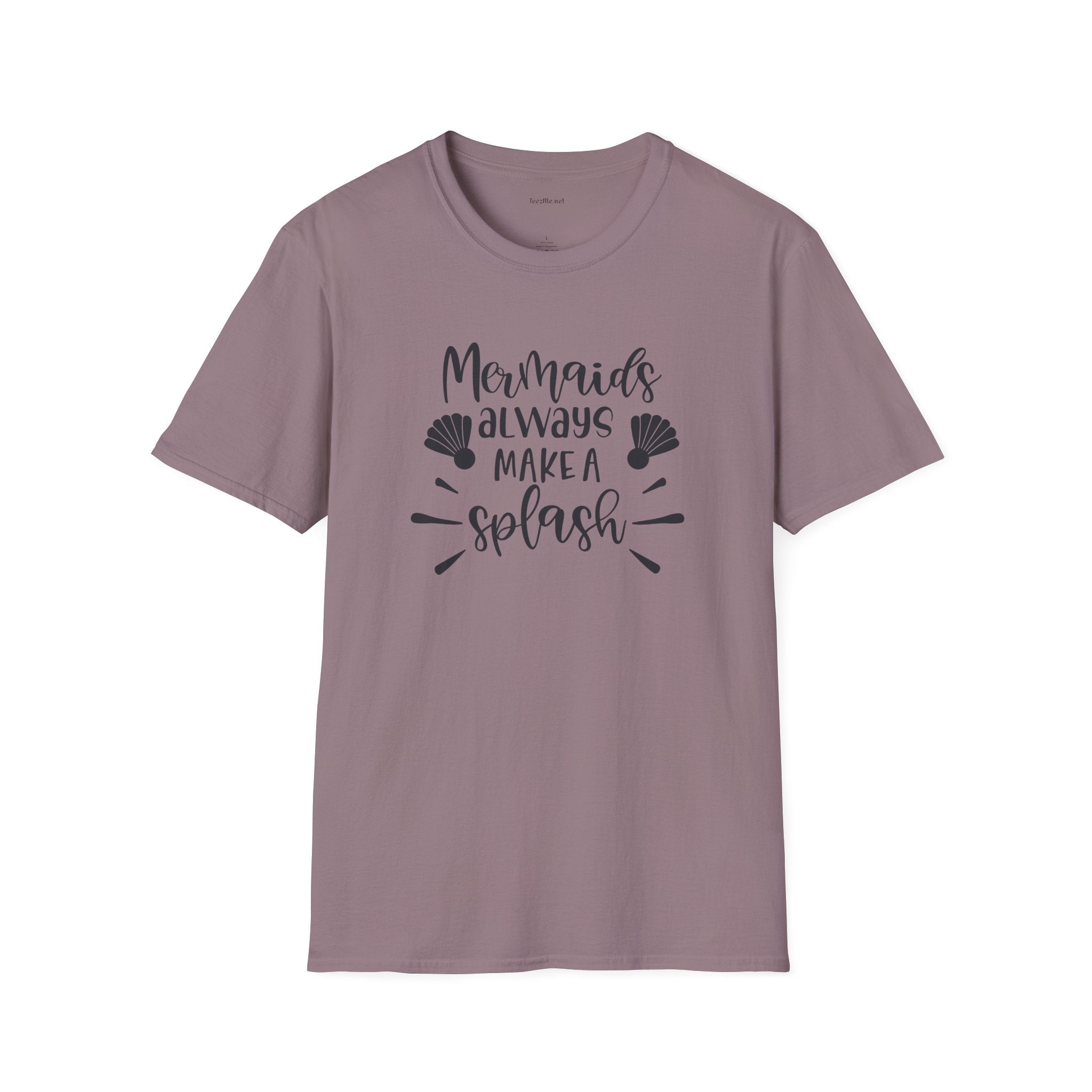 Mermaids make a splash - Unisex Softstyle T-Shirt 100% Cotton Graphic