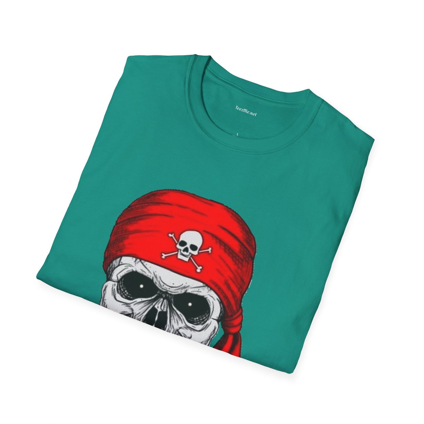 Pirate- Unisex Softstyle T-Shirt 100% Cotton Graphic