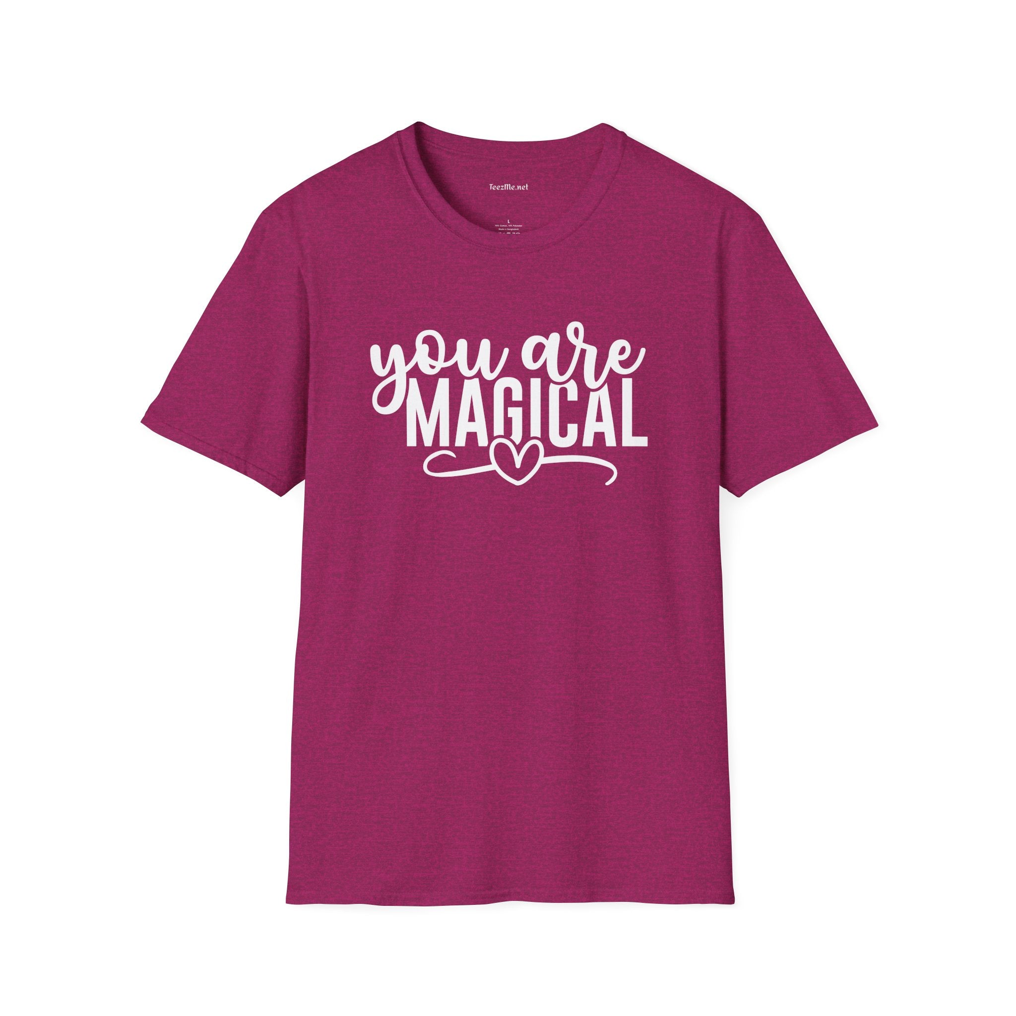 You are Magical (white text) Unisex Softstyle T-Shirt 100% Cotton Graphic