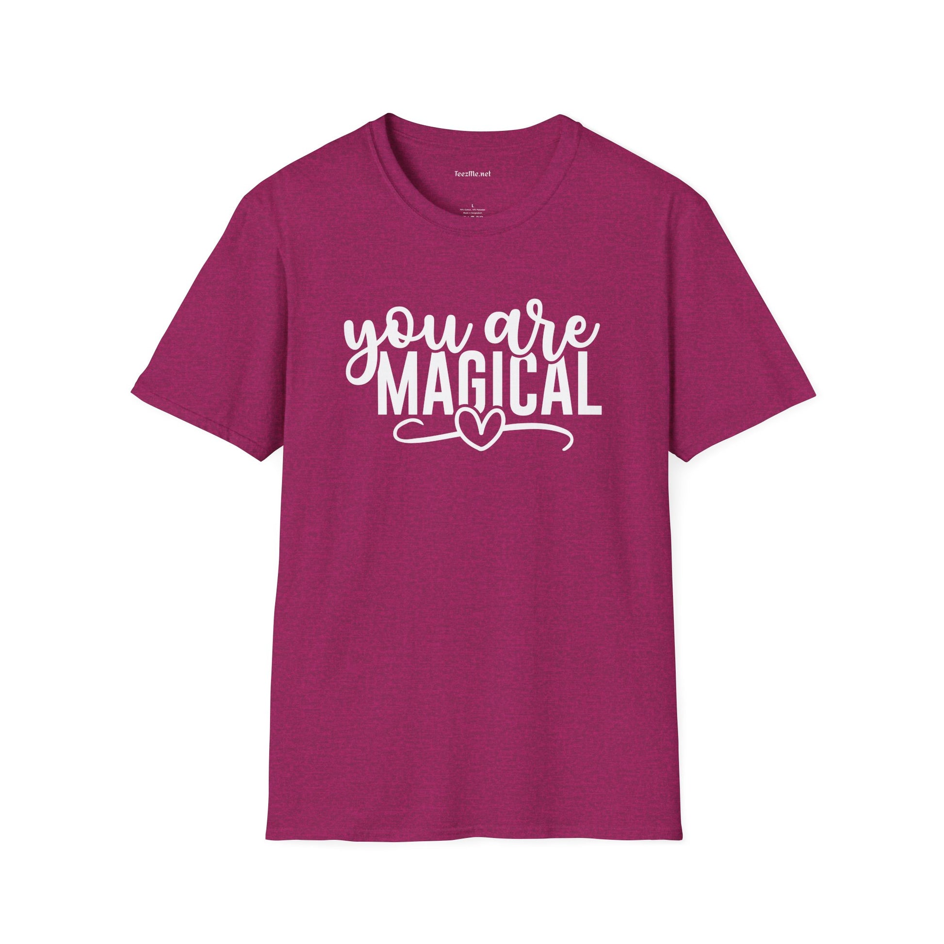You are Magical (white text) Unisex Softstyle T-Shirt 100% Cotton Graphic