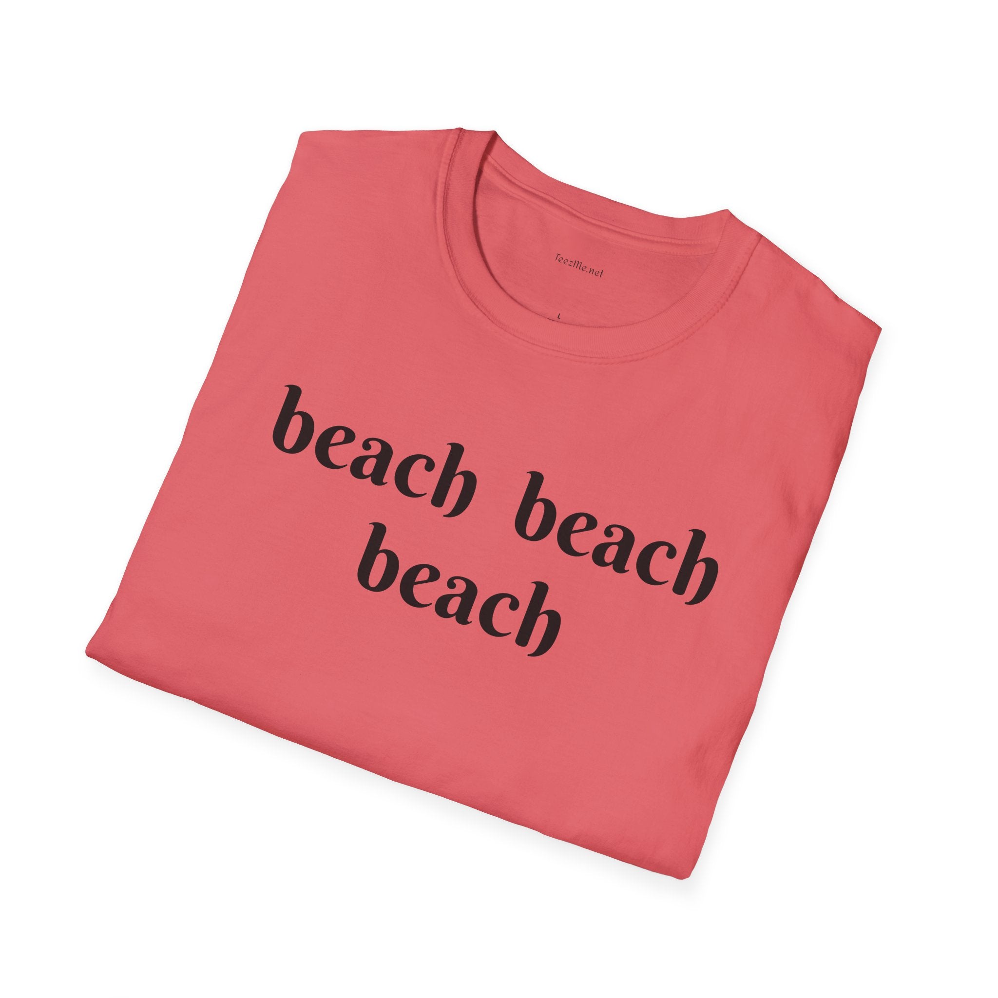 beach beach beach - Unisex Softstyle T-Shirt 100% Cotton Graphic