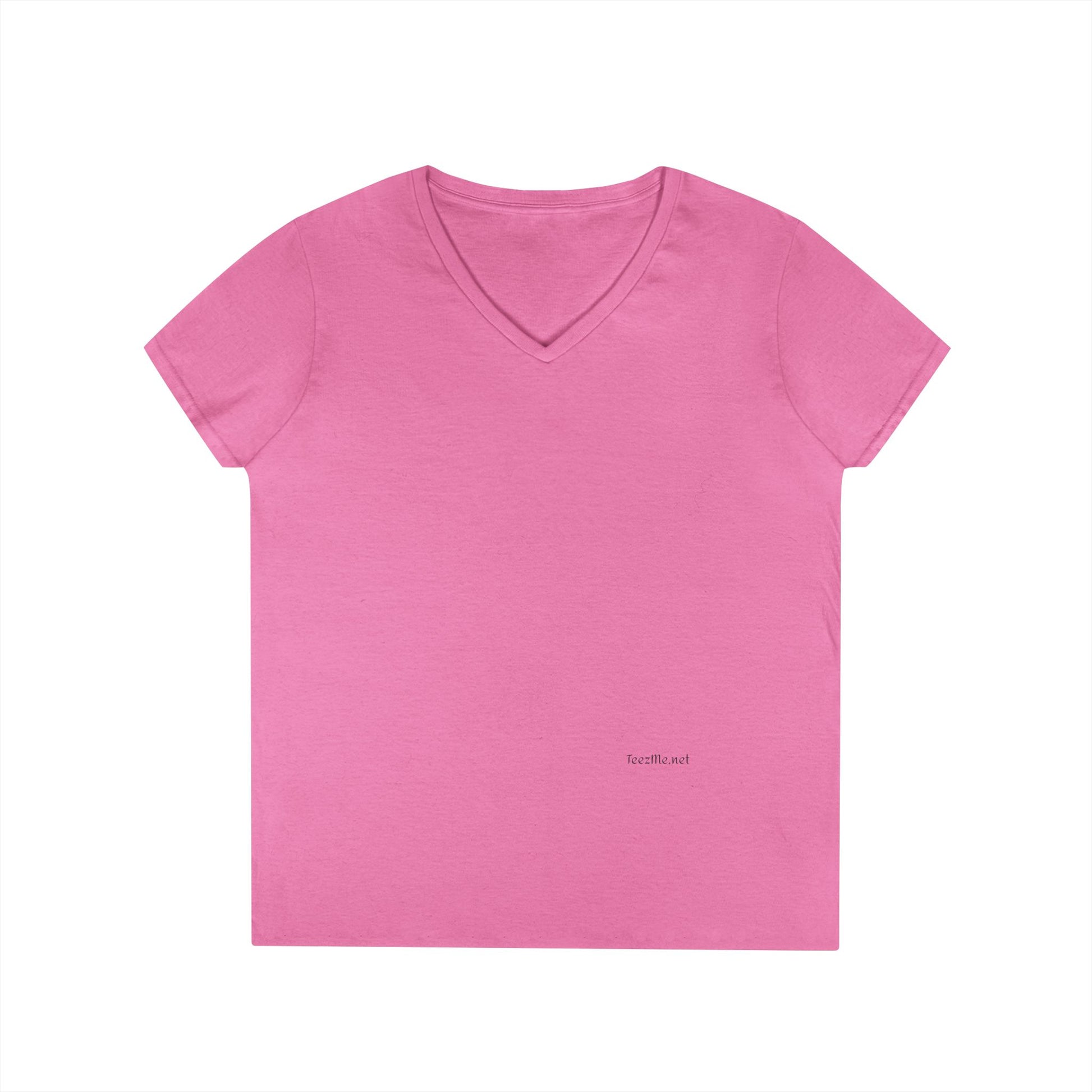 Angel Wings (back) - Ladies' V-Neck T-Shirt 100% cotton