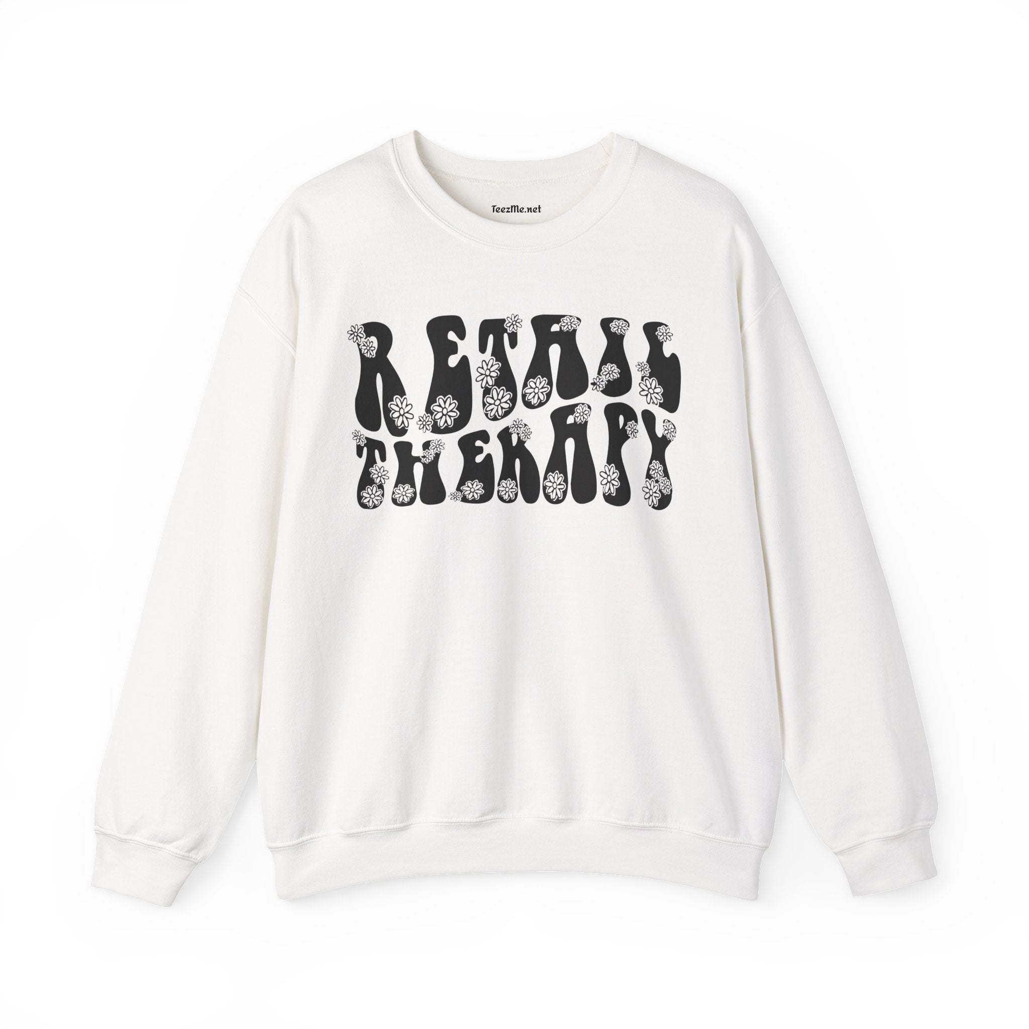 Retail Therapy Retro 01 Unisex Heavy Blend™ Crewneck Sweatshirt Graphic
