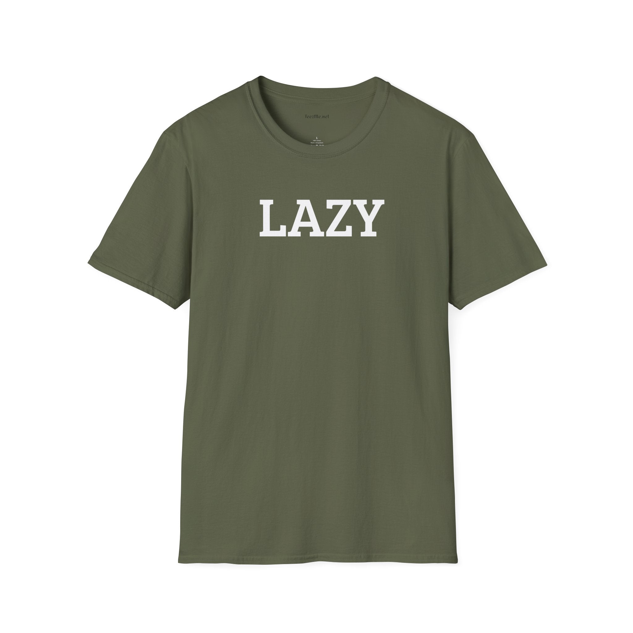 LAZY - Unisex Softstyle T-Shirt 100% Cotton Graphic