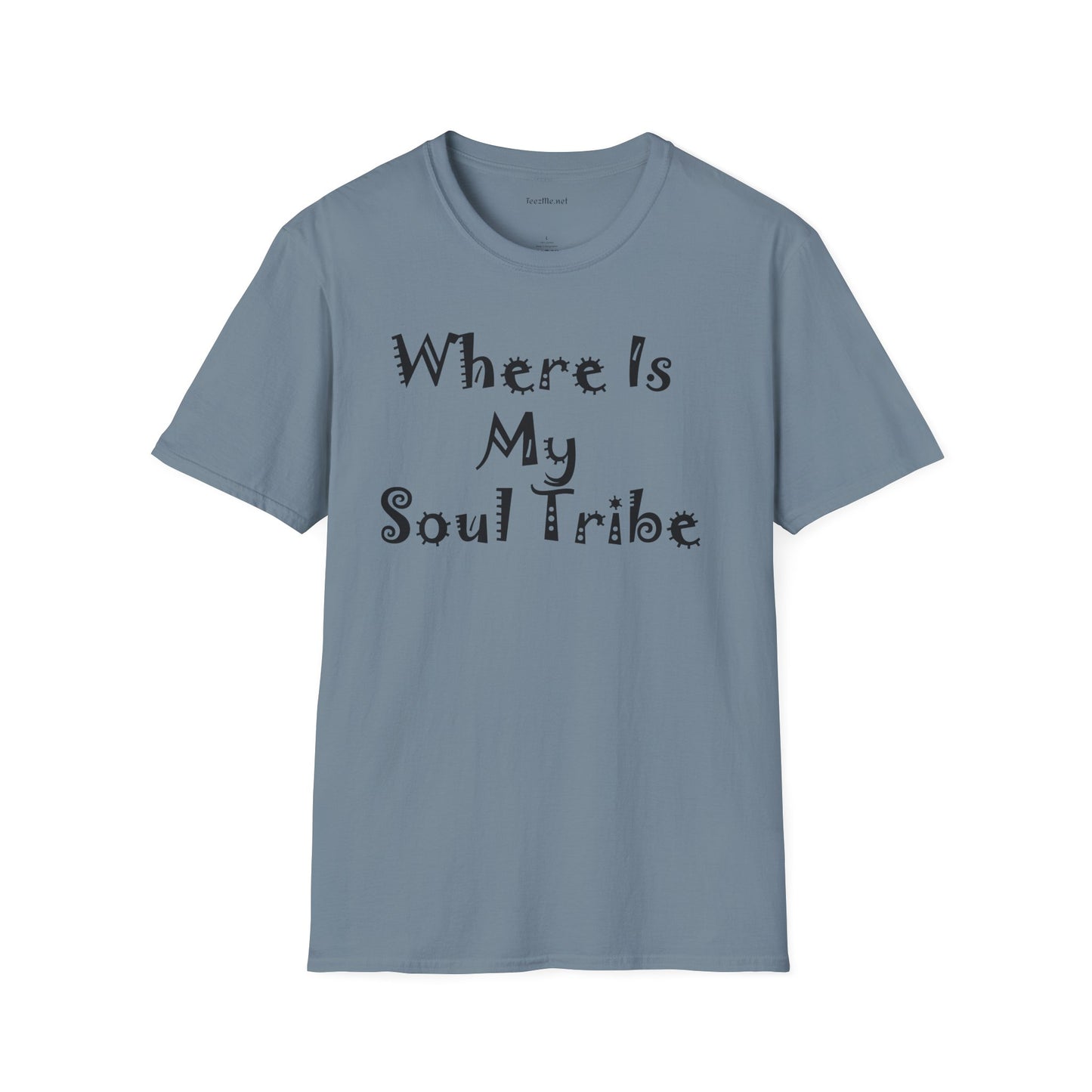 Where Is My Soul Tribe 03 Unisex Soft Style T-Shirt 100% Cotton Graphic