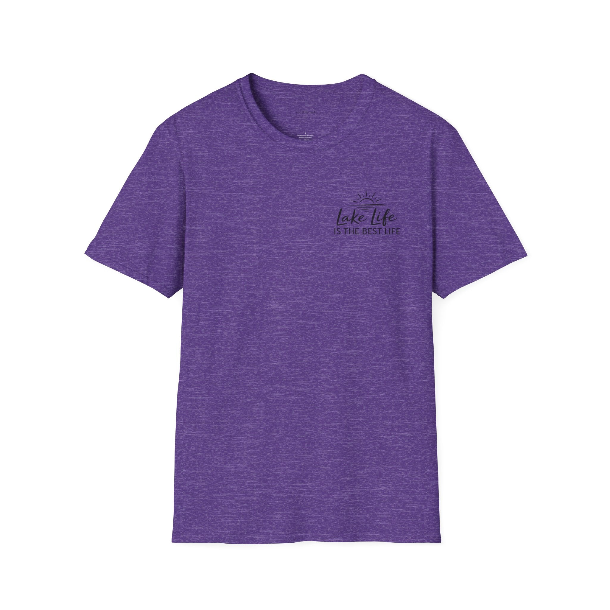 Lake Life Best Life  - Unisex Softstyle T-Shirt 100% Cotton Graphic