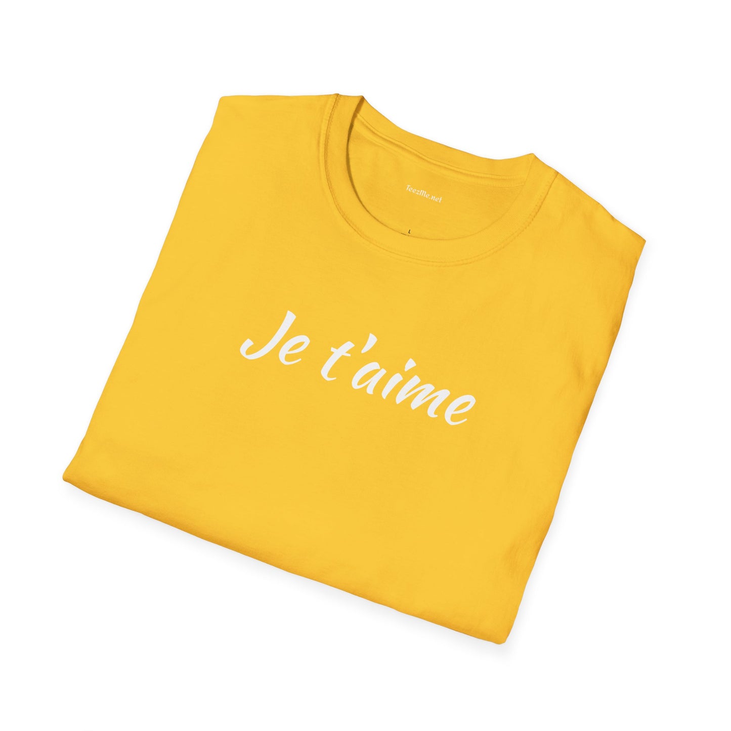 Je t'aime - Unisex Softstyle T-Shirt 100% Cotton Graphic