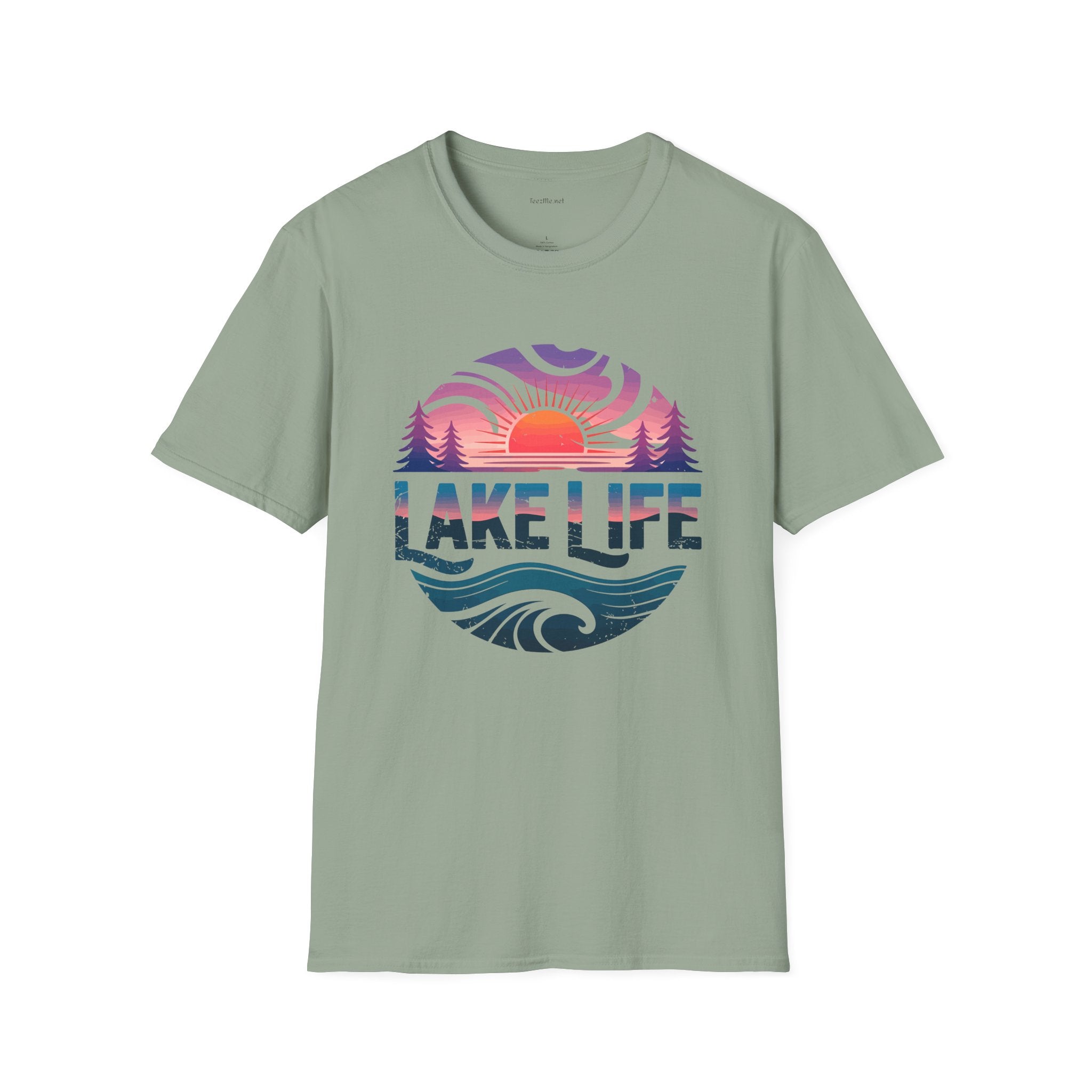 Lake Life  - Unisex Softstyle T-Shirt 100% Cotton Graphic