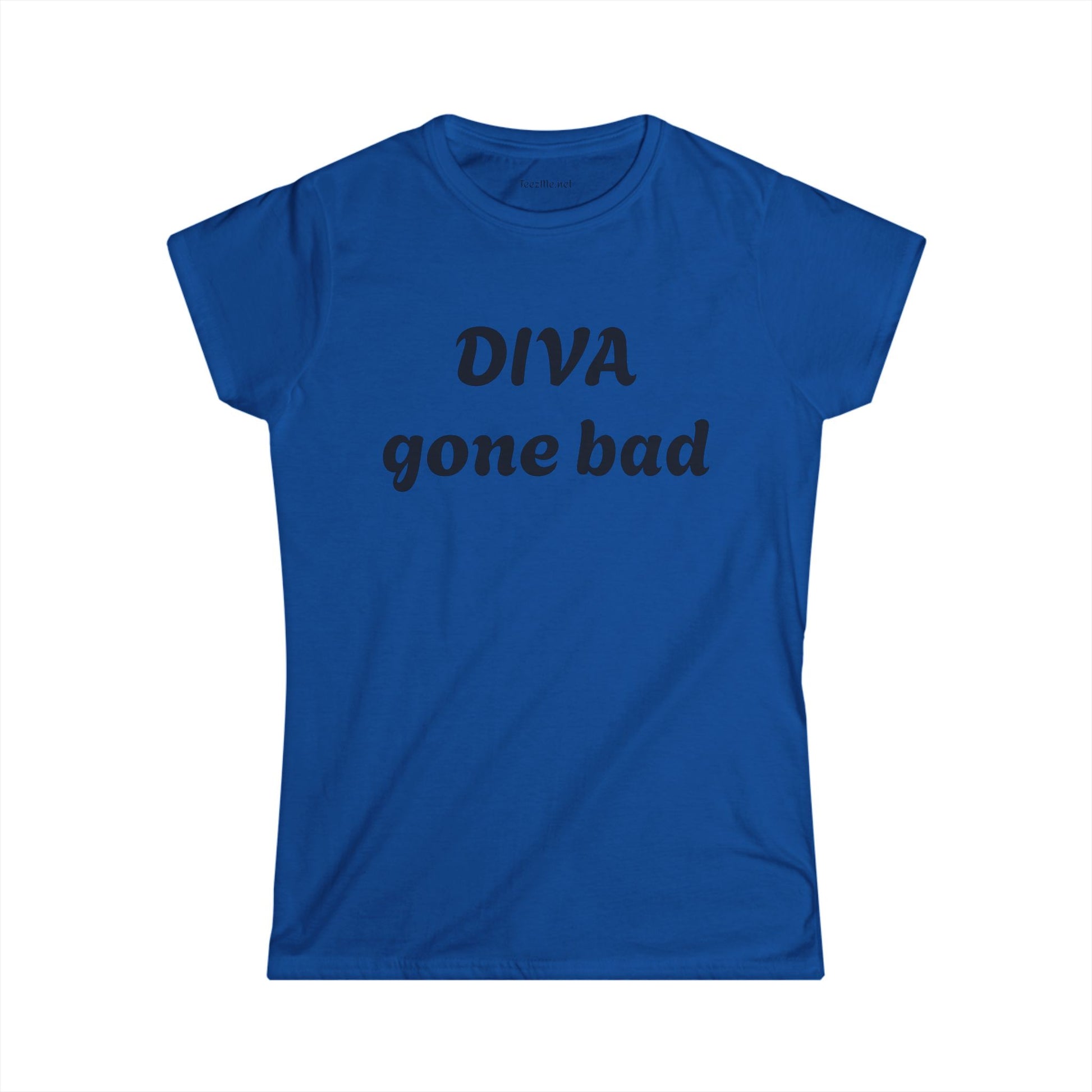 Diva gone bad - Women's Softstyle Tee 100% Cotton Graphic