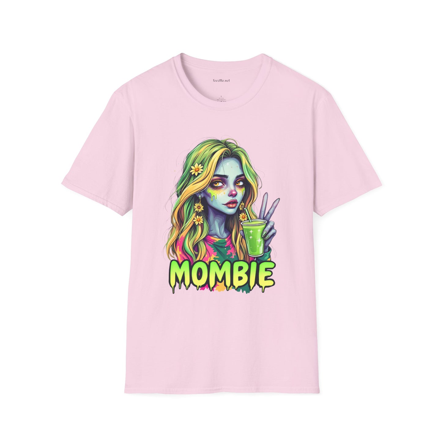 Mombie Unisex Softstyle T-Shirt 100% Cotton Graphic