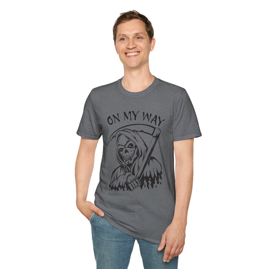 On My Way - Unisex Softstyle T-Shirt 100% Cotton Graphic
