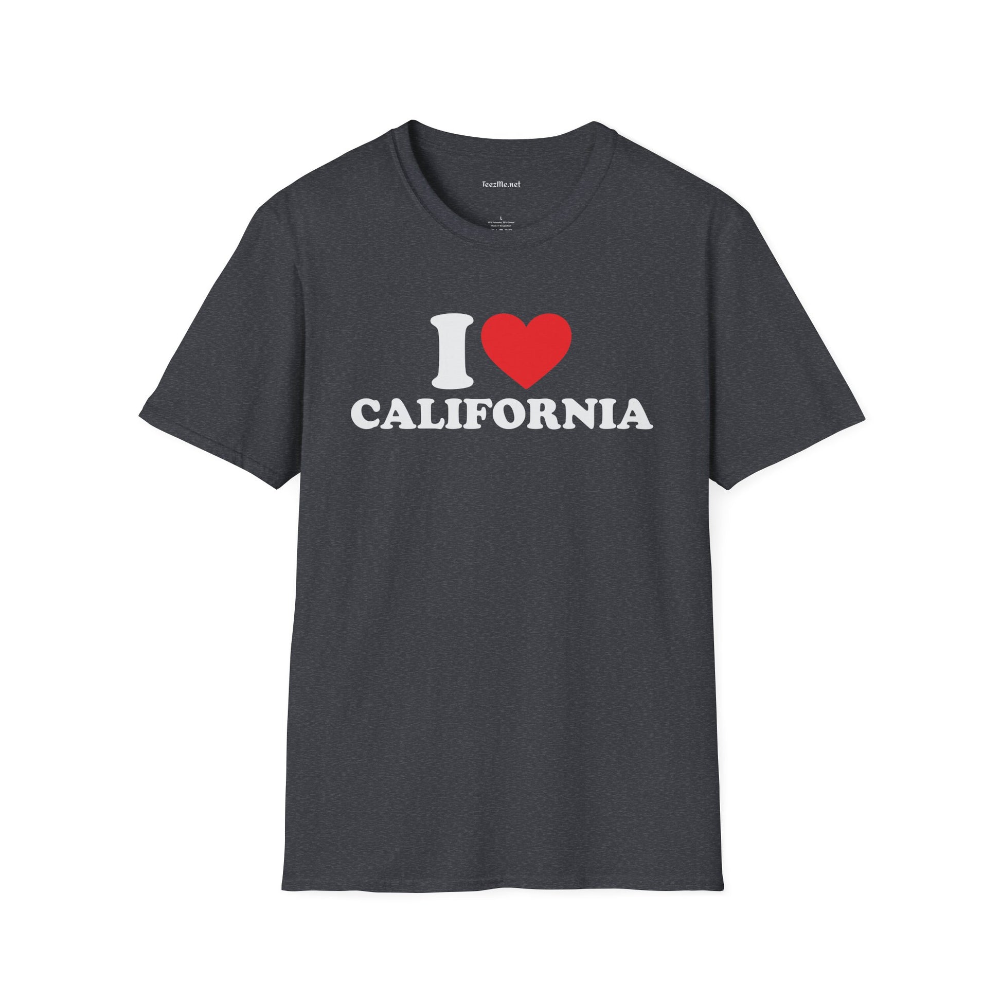 I Love California Unisex Softstyle T-Shirt 100% Cotton