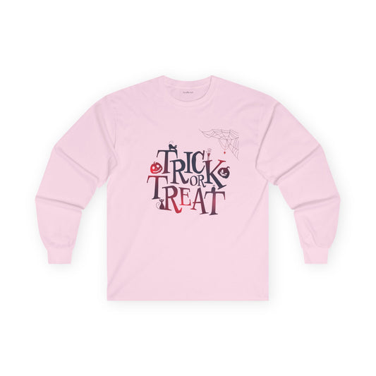Trick or Treat - Unisex Ultra Cotton Long Sleeve Tee #halloween