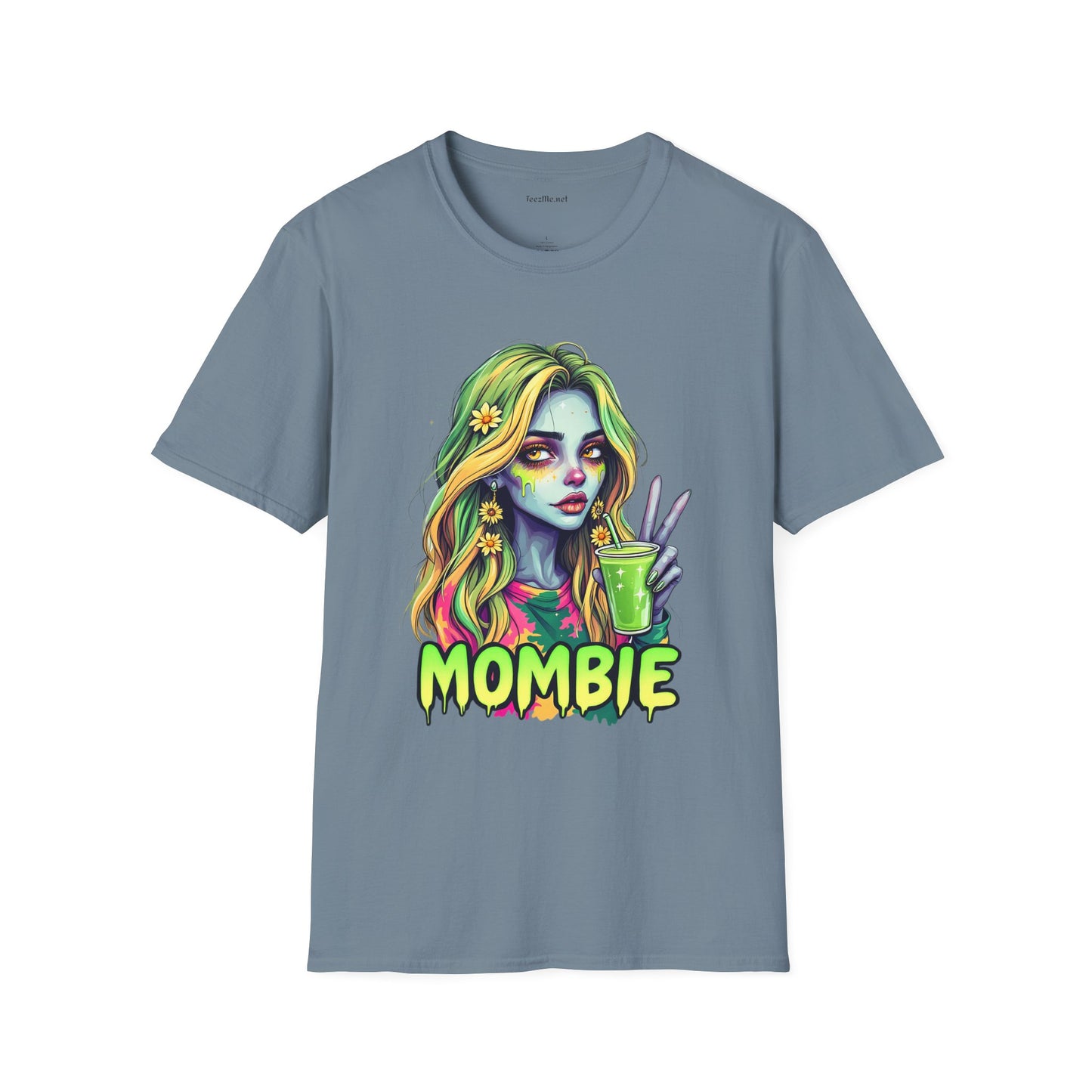 Mombie Unisex Softstyle T-Shirt 100% Cotton Graphic