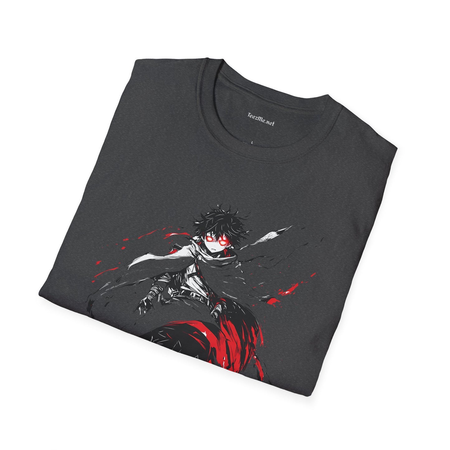 Mystic Manga Hero Unisex Softstyle T-Shirt 100% Cotton Graphic