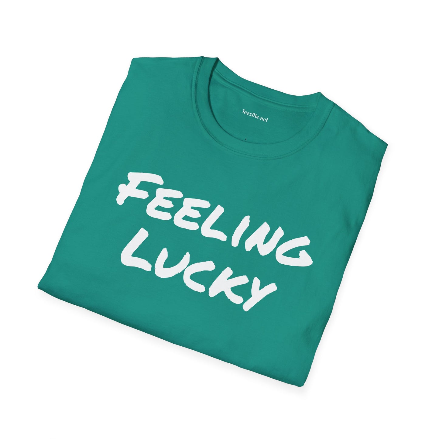 Feeling Lucky - Unisex Softstyle T-Shirt 100% Cotton Graphic