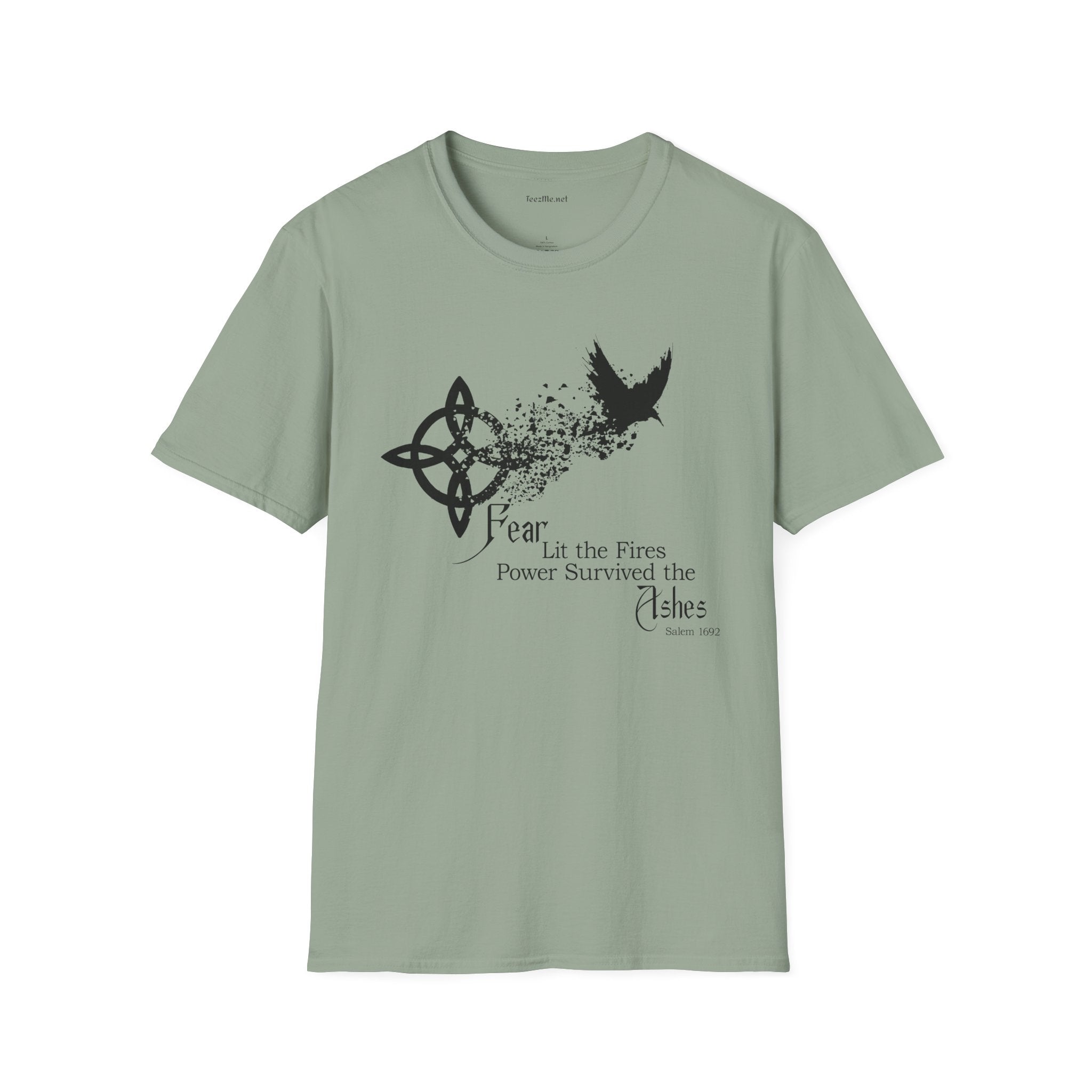 Fear Lit the Fires Unisex SoftStyle T-Shirt 100% Cotton Graphic