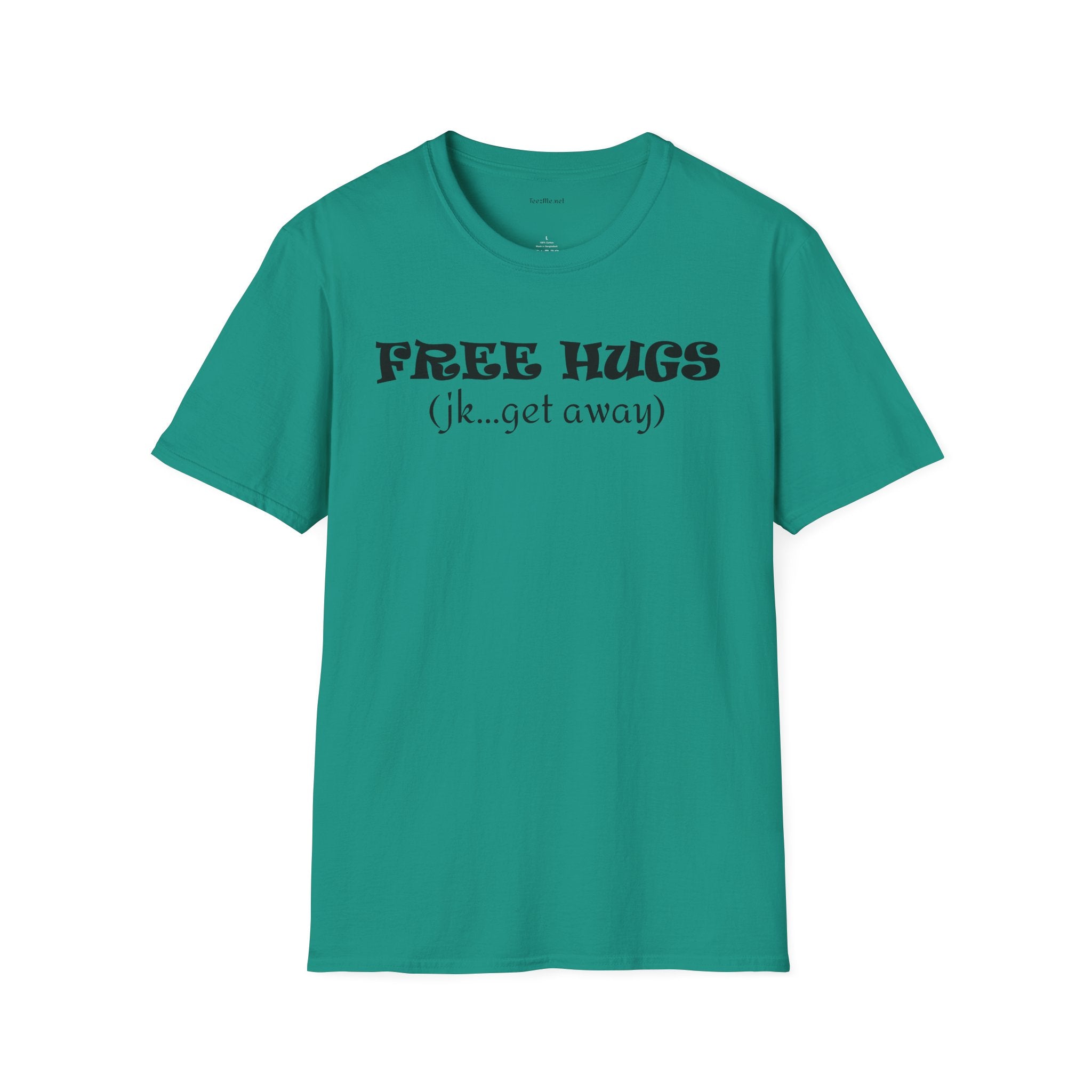 FREE HUGS - Unisex Softstyle T-Shirt 100% Cotton Graphic