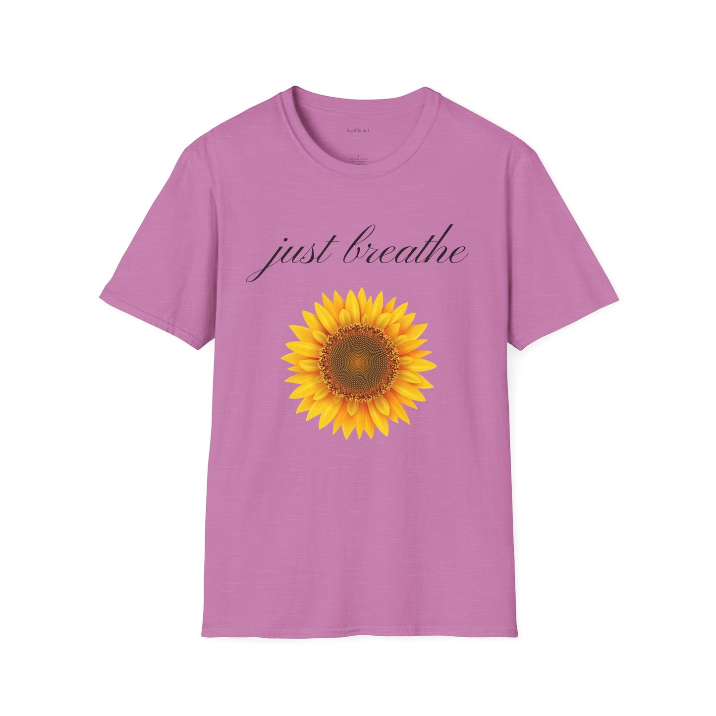 Just breathe - Unisex Softstyle T-Shirt 100% Cotton Graphic