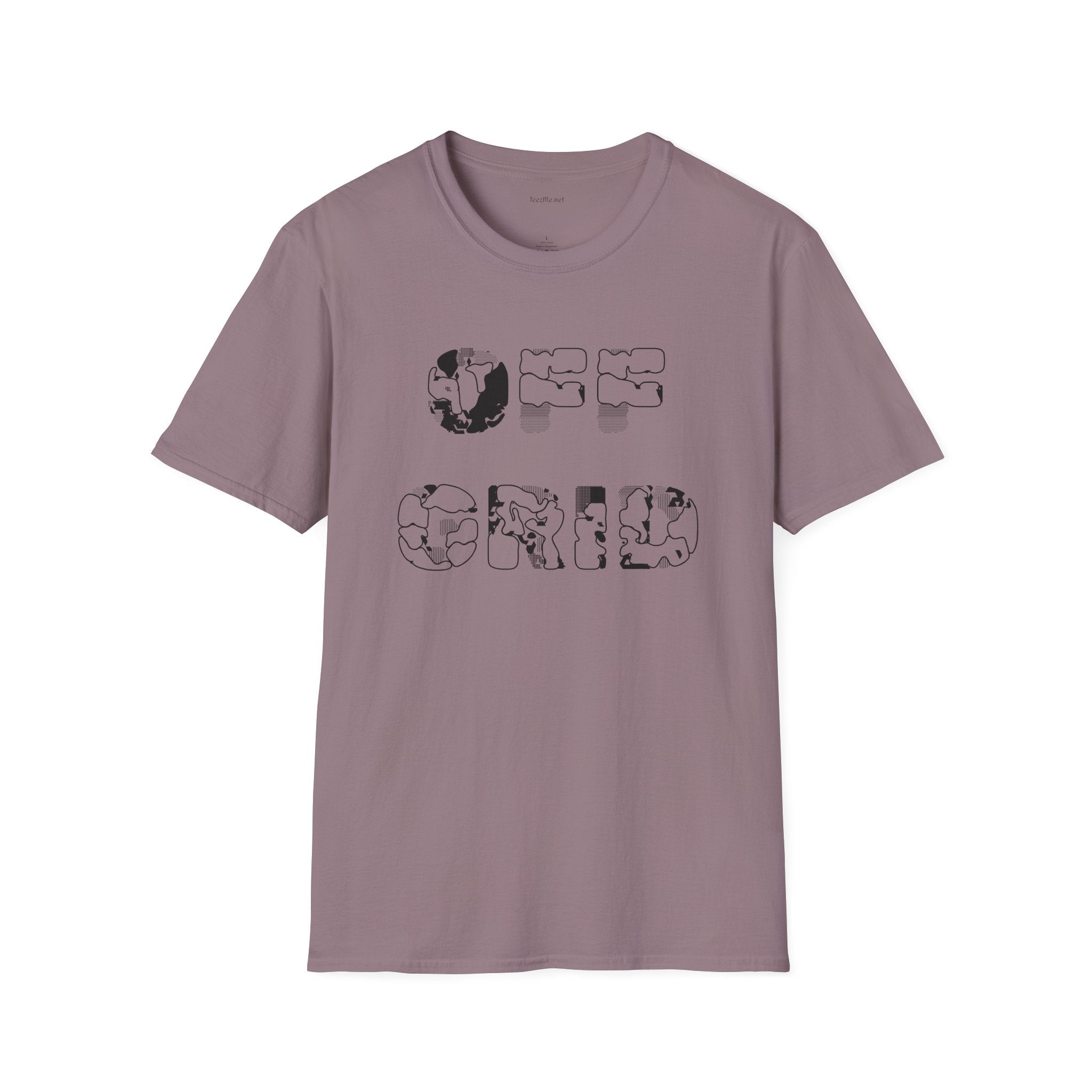 OFF GRID - Unisex Softstyle T-Shirt 100% Cotton Graphic