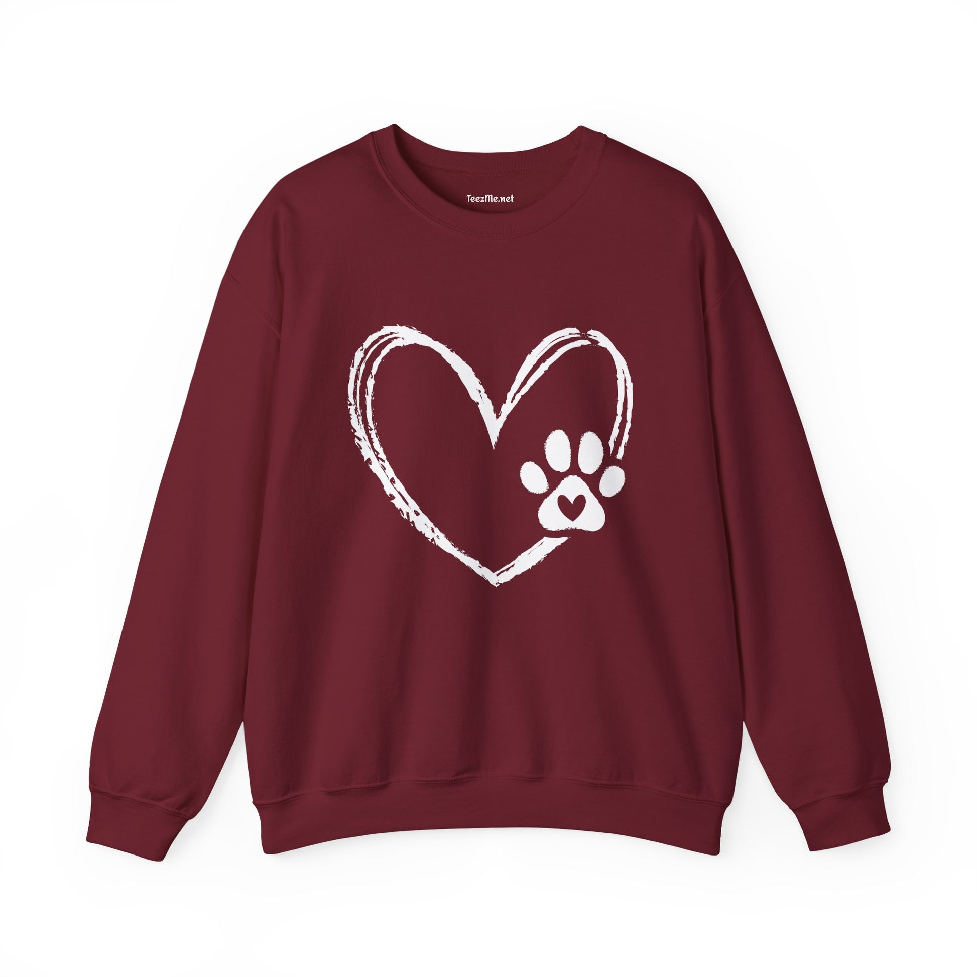 Paw Heart Unisex Heavy Blend™ Crewneck Sweatshirt